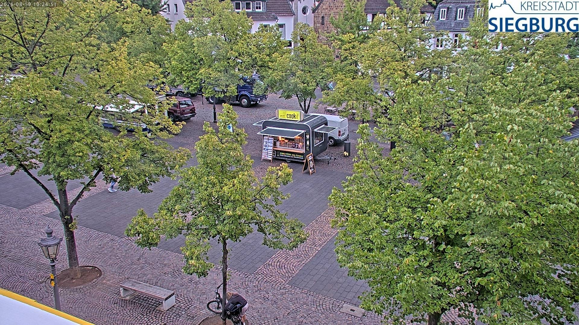 Archiv Foto Webcam Siegburg (Nordrhein-Westfalen) - Blick auf Marktplatz