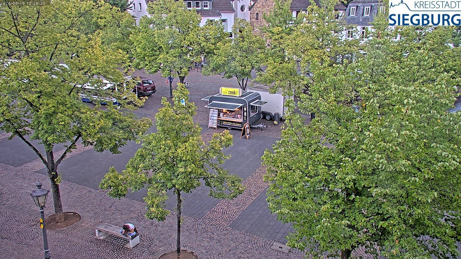 Archiv Foto Webcam Siegburg (Nordrhein-Westfalen) - Blick auf Marktplatz