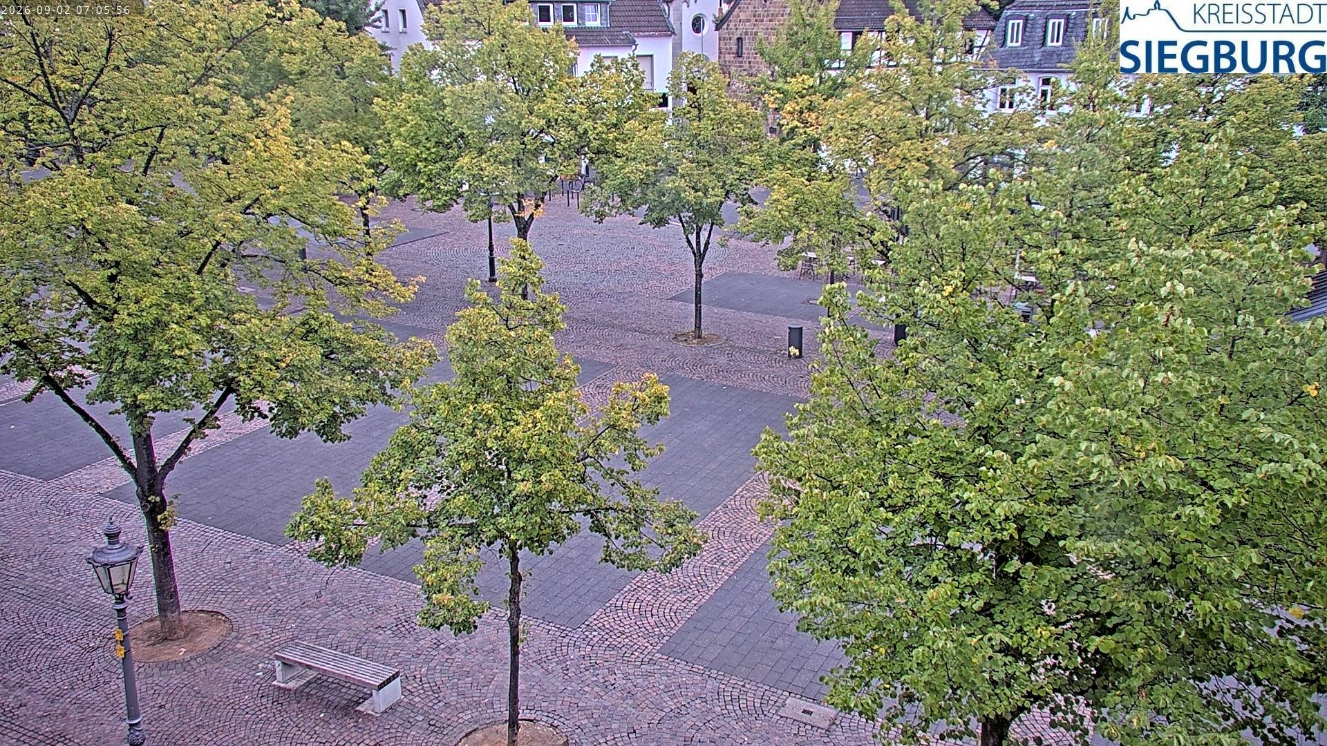 Archiv Foto Webcam Siegburg (Nordrhein-Westfalen) - Blick auf Marktplatz