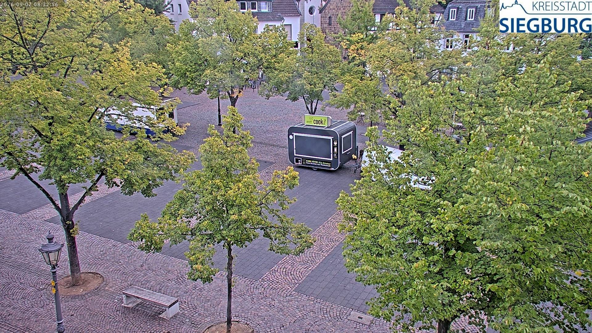 Archiv Foto Webcam Siegburg (Nordrhein-Westfalen) - Blick auf Marktplatz