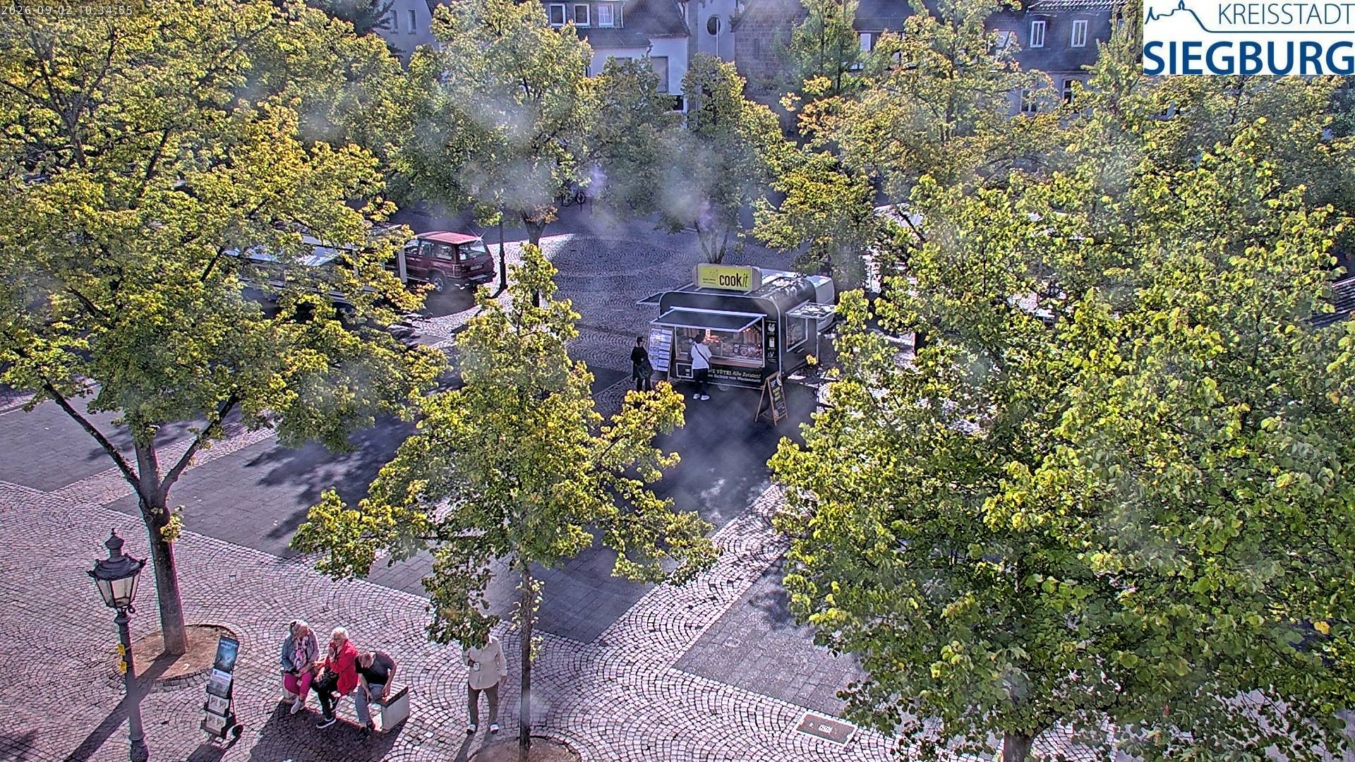 Archiv Foto Webcam Siegburg (Nordrhein-Westfalen) - Blick auf Marktplatz