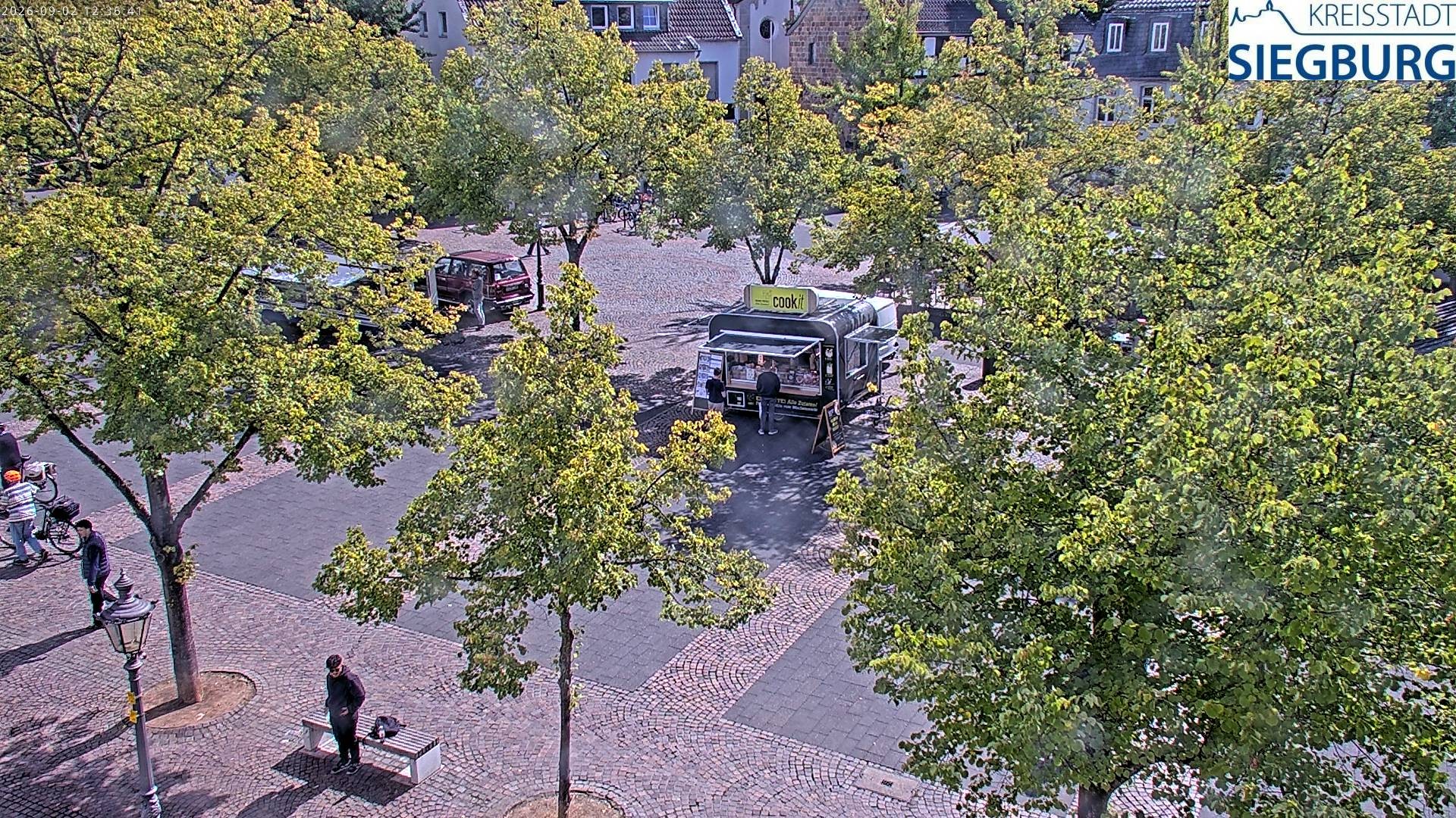 Archiv Foto Webcam Siegburg (Nordrhein-Westfalen) - Blick auf Marktplatz