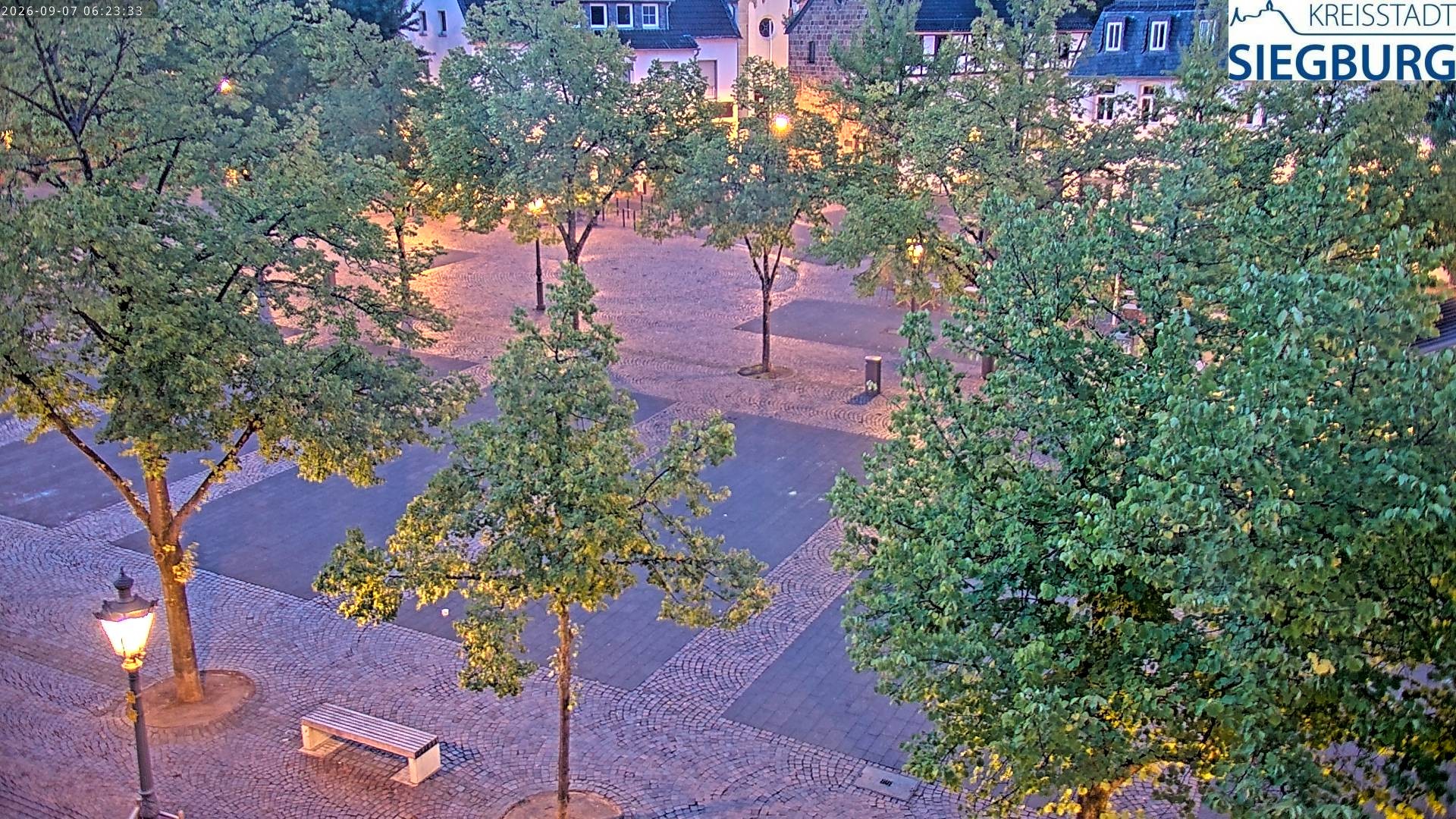 Archiv Foto Webcam Siegburg (Nordrhein-Westfalen) - Blick auf Marktplatz