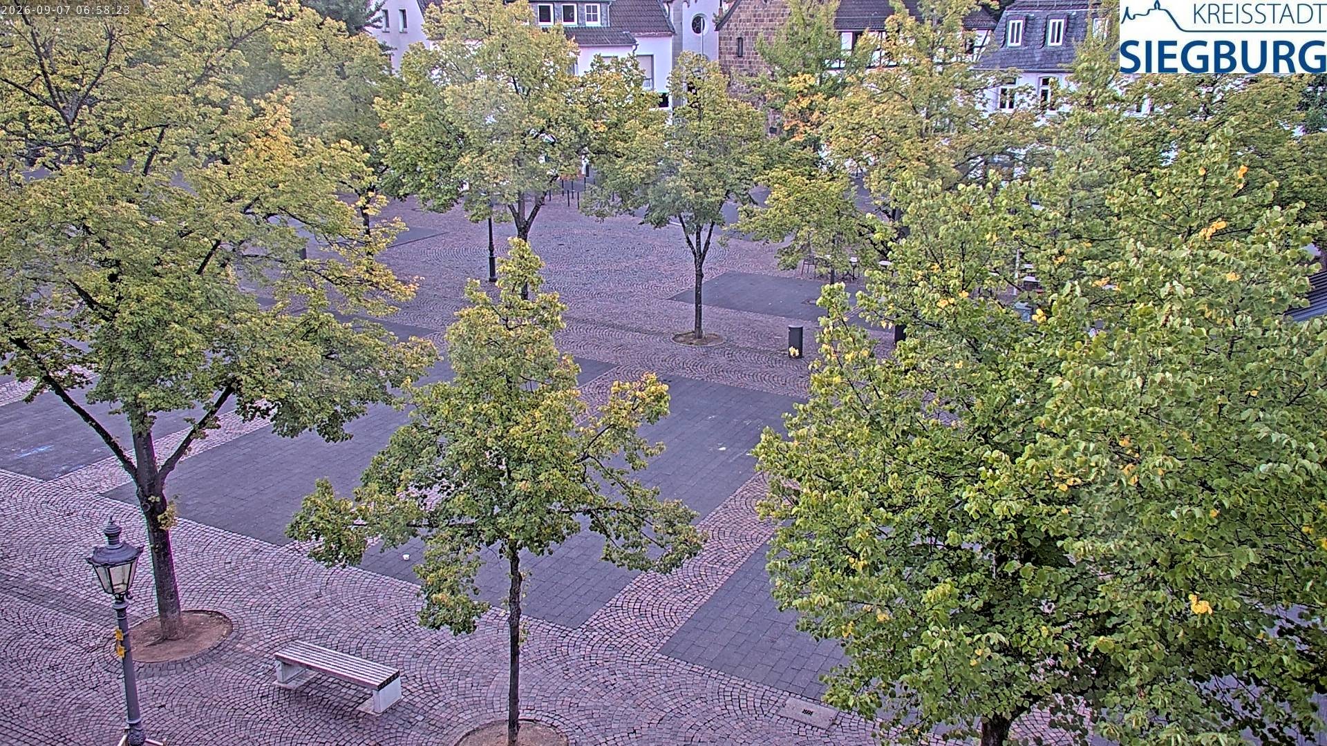 Archiv Foto Webcam Siegburg (Nordrhein-Westfalen) - Blick auf Marktplatz