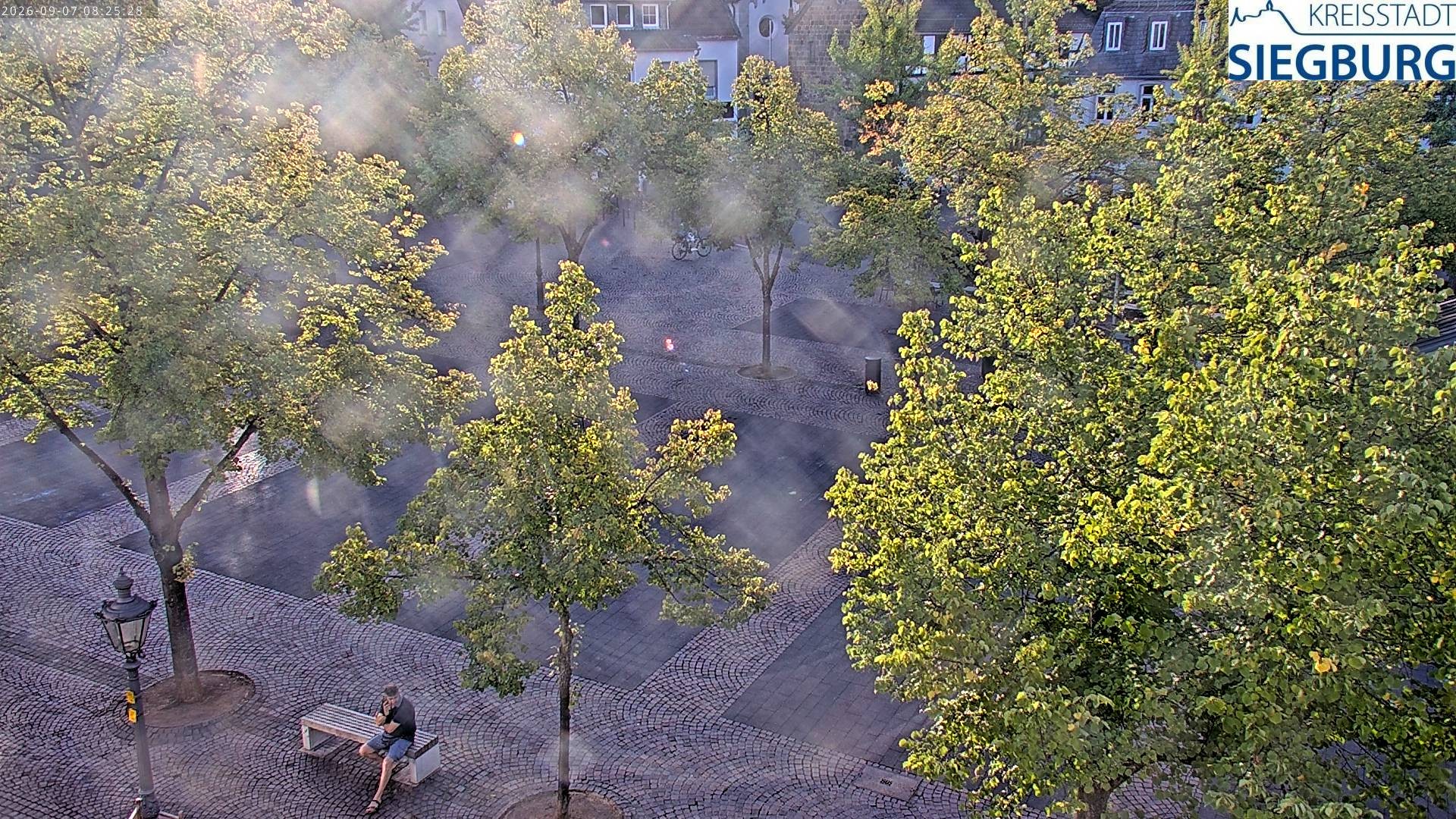 Archiv Foto Webcam Siegburg (Nordrhein-Westfalen) - Blick auf Marktplatz