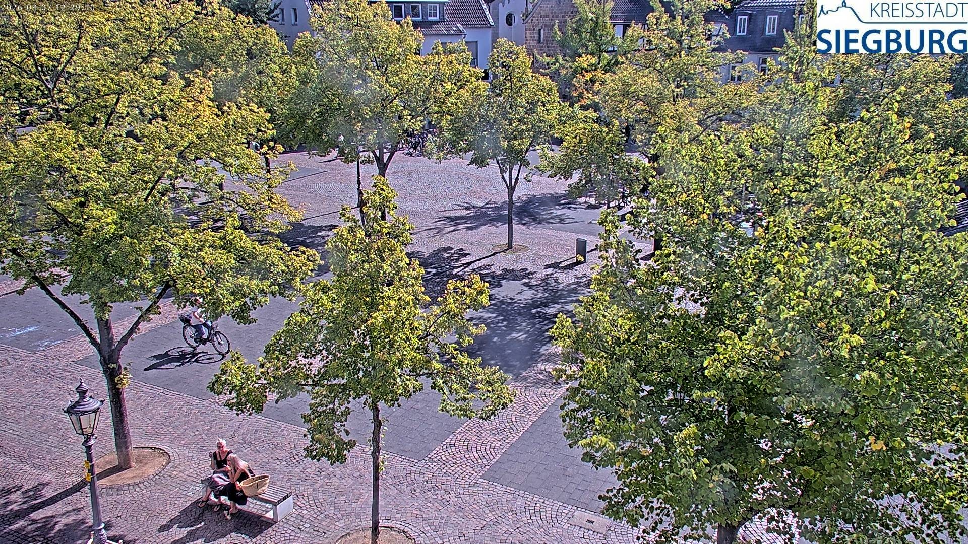Archiv Foto Webcam Siegburg (Nordrhein-Westfalen) - Blick auf Marktplatz