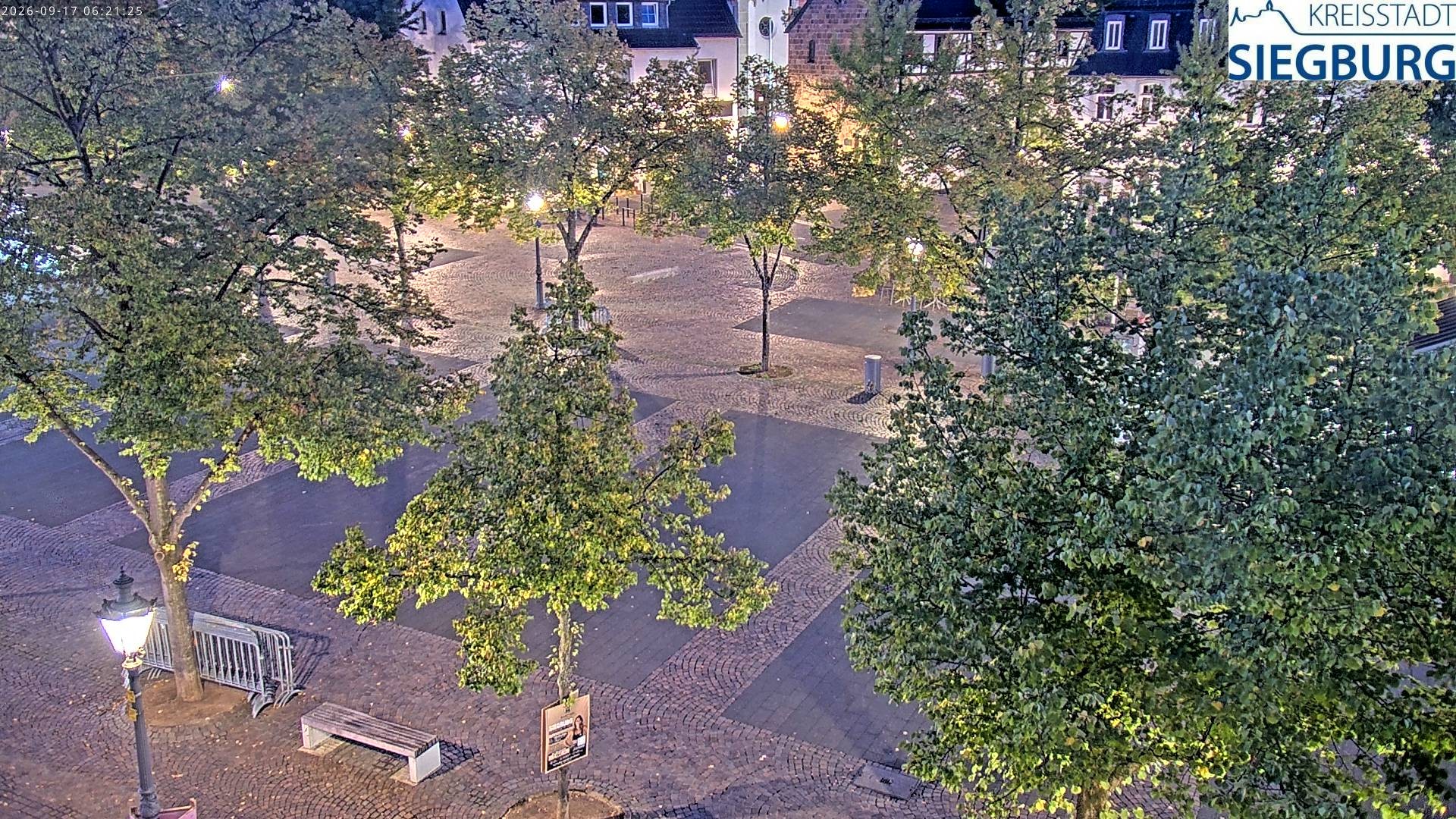 Archiv Foto Webcam Siegburg (Nordrhein-Westfalen) - Blick auf Marktplatz