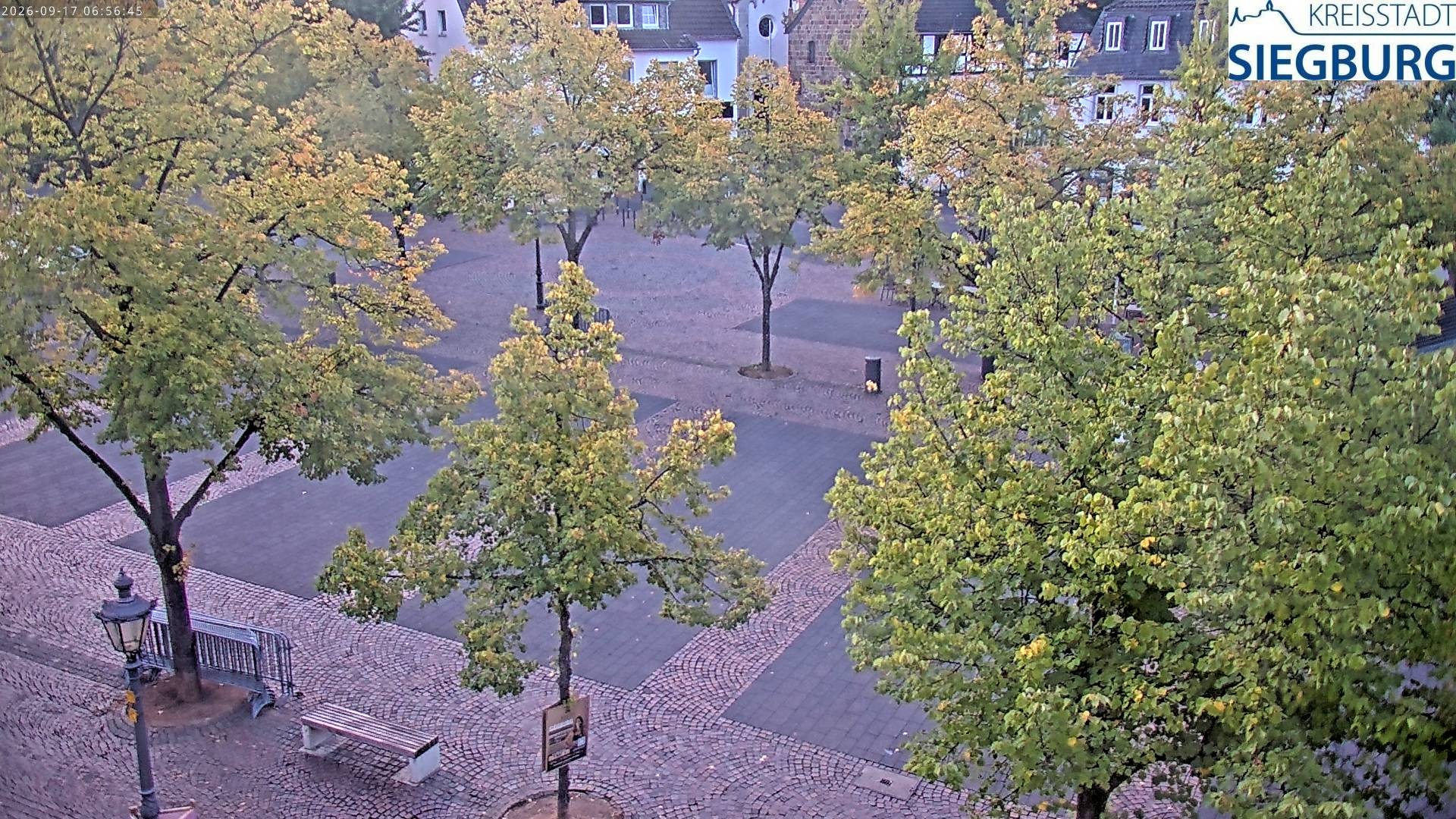 Archiv Foto Webcam Siegburg (Nordrhein-Westfalen) - Blick auf Marktplatz