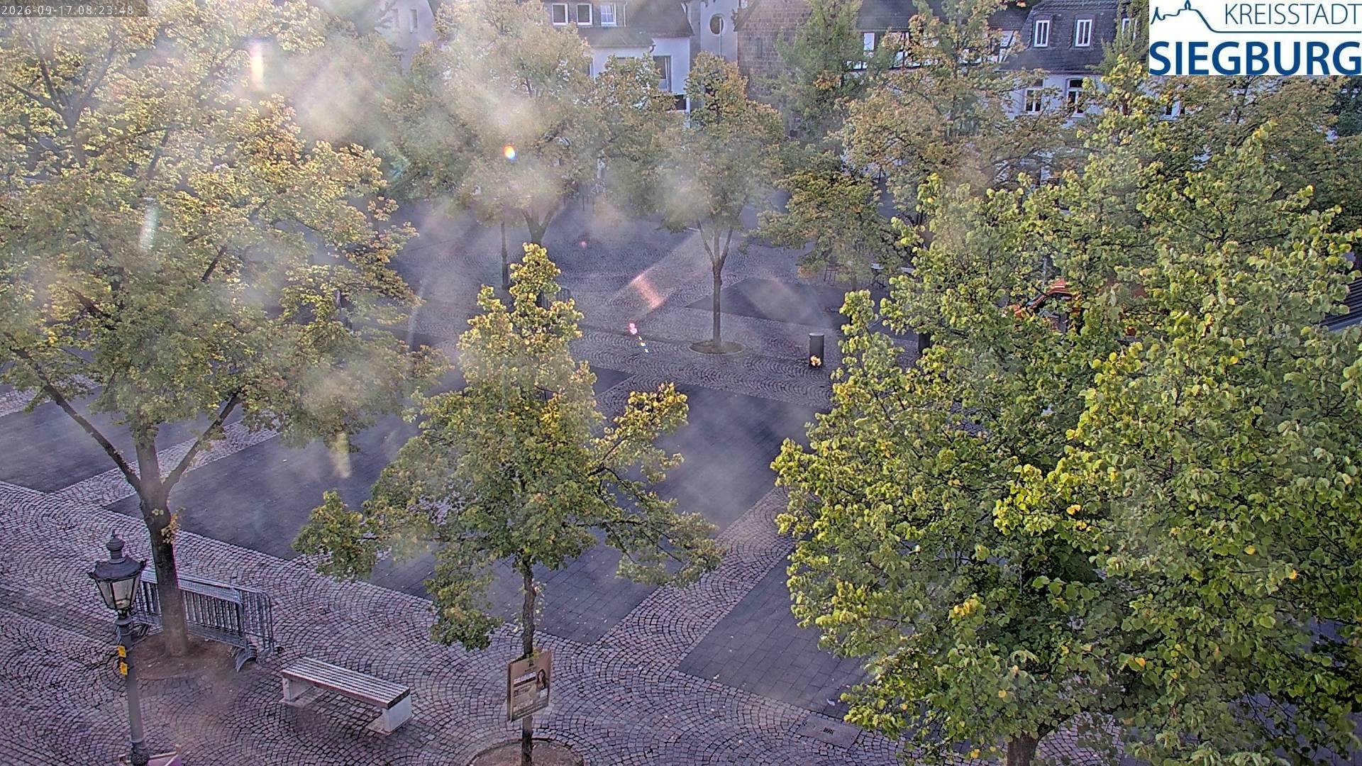 Archiv Foto Webcam Siegburg (Nordrhein-Westfalen) - Blick auf Marktplatz