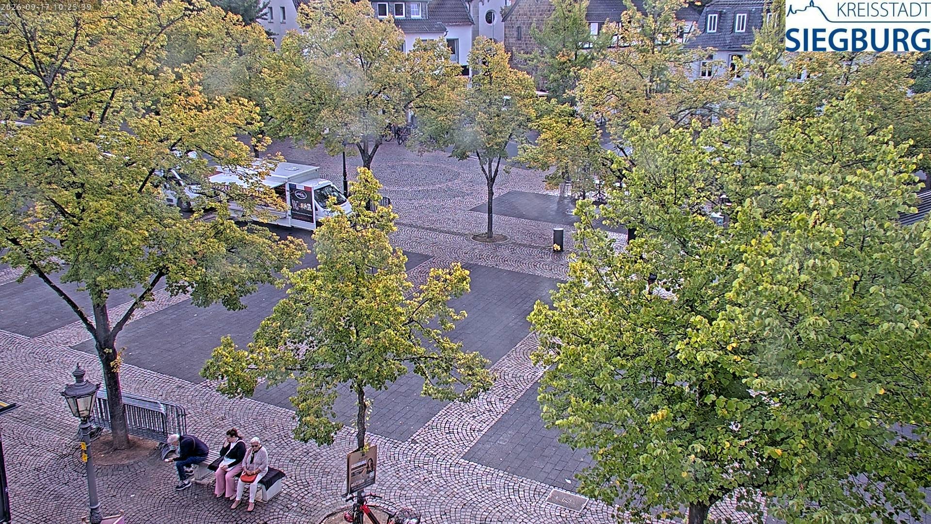 Archiv Foto Webcam Siegburg (Nordrhein-Westfalen) - Blick auf Marktplatz