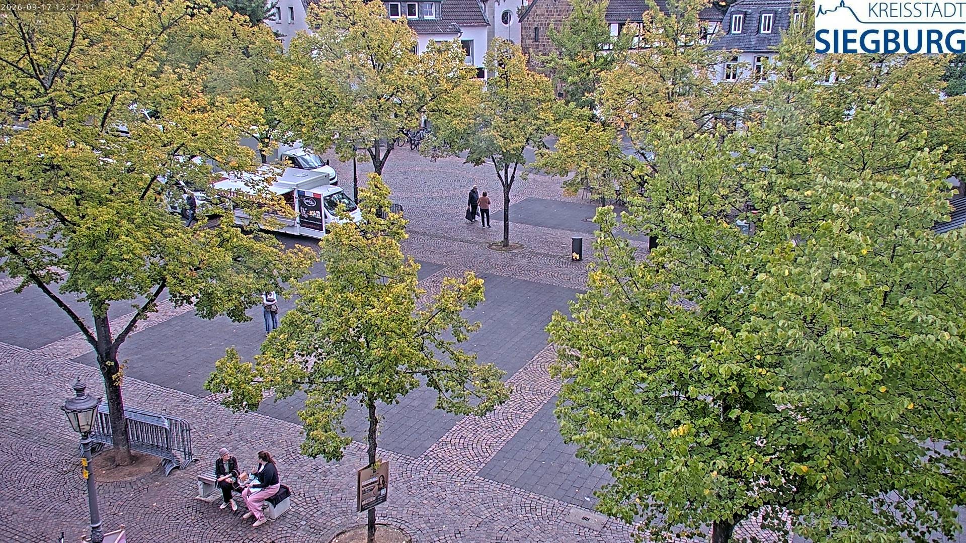 Archiv Foto Webcam Siegburg (Nordrhein-Westfalen) - Blick auf Marktplatz