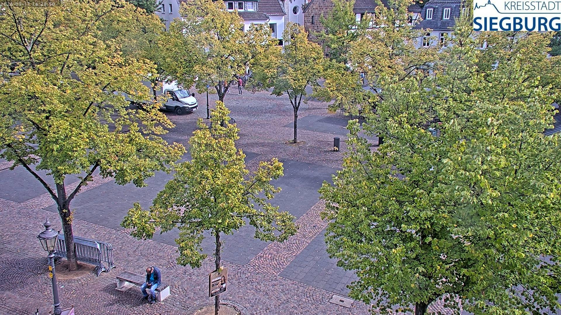 Archiv Foto Webcam Siegburg (Nordrhein-Westfalen) - Blick auf Marktplatz