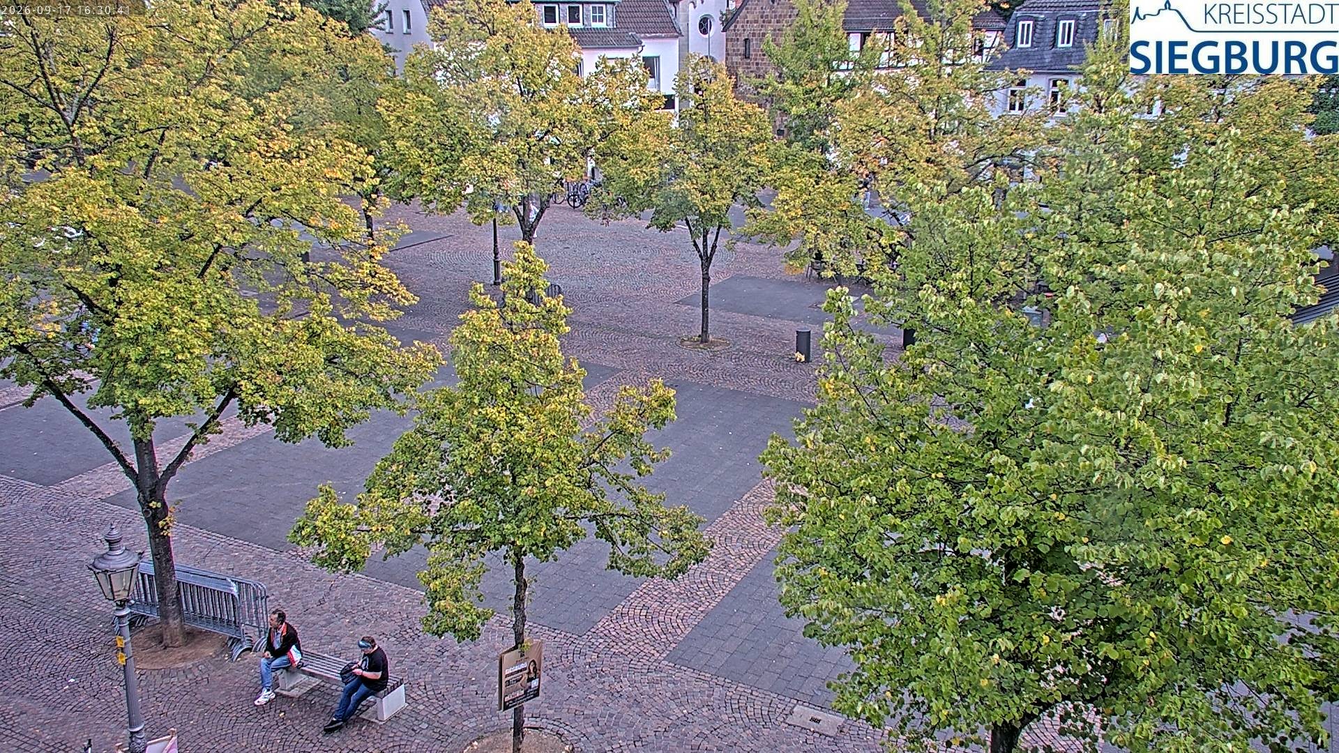 Archiv Foto Webcam Siegburg (Nordrhein-Westfalen) - Blick auf Marktplatz