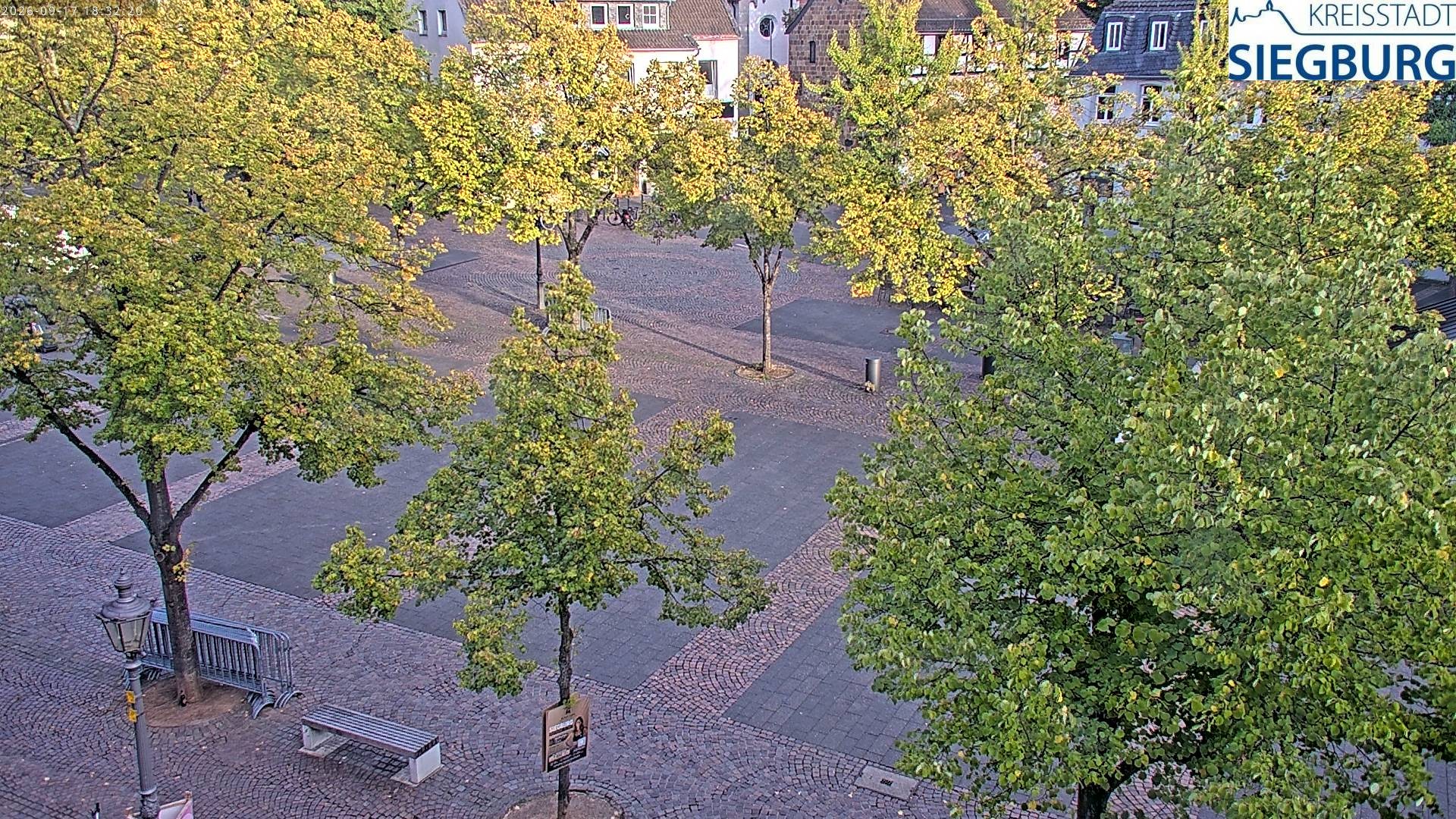 Archiv Foto Webcam Siegburg (Nordrhein-Westfalen) - Blick auf Marktplatz
