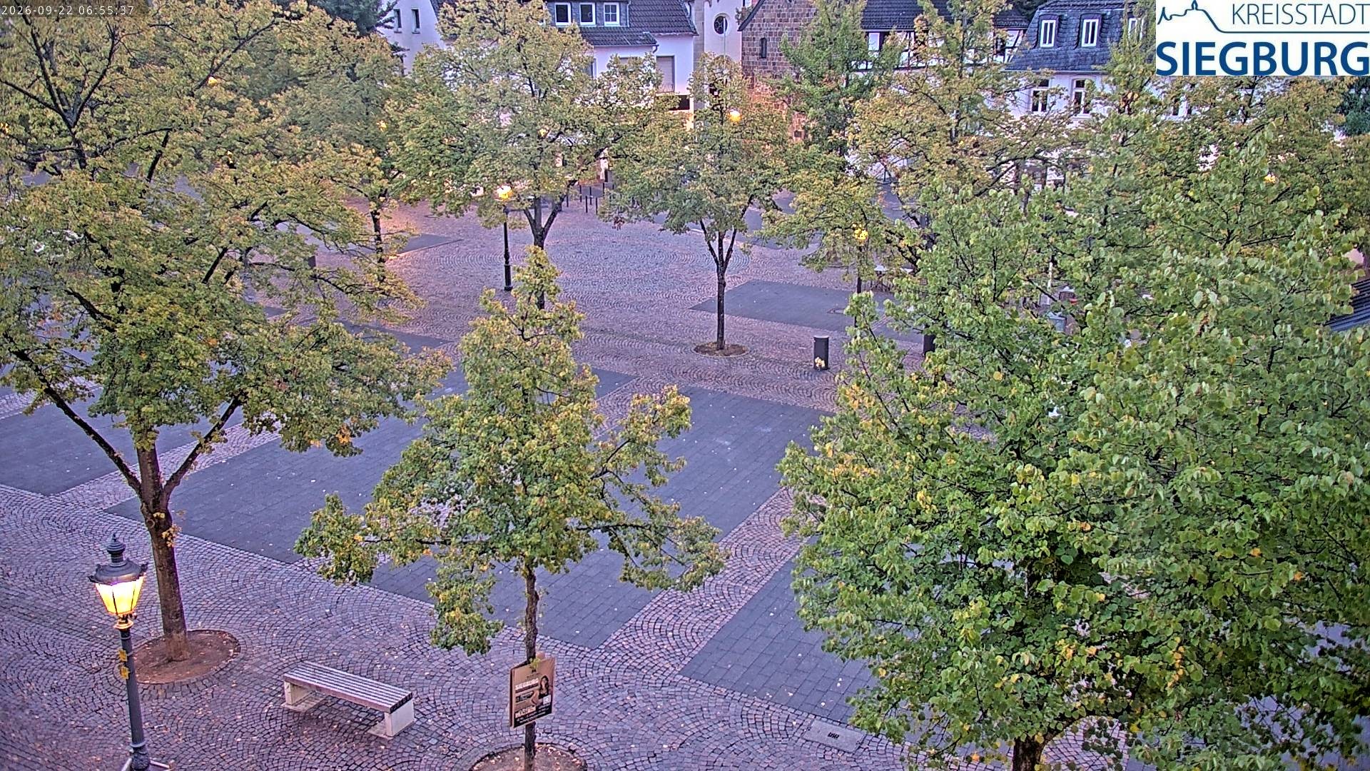 Archiv Foto Webcam Siegburg (Nordrhein-Westfalen) - Blick auf Marktplatz