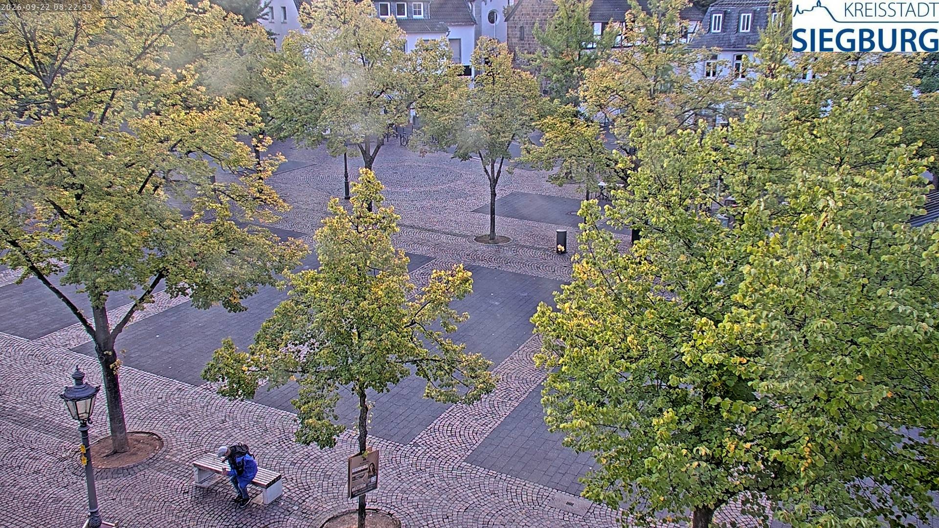 Archiv Foto Webcam Siegburg (Nordrhein-Westfalen) - Blick auf Marktplatz