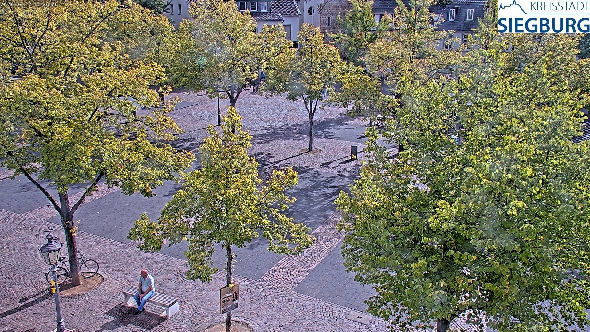 Archiv Foto Webcam Siegburg (Nordrhein-Westfalen) - Blick auf Marktplatz