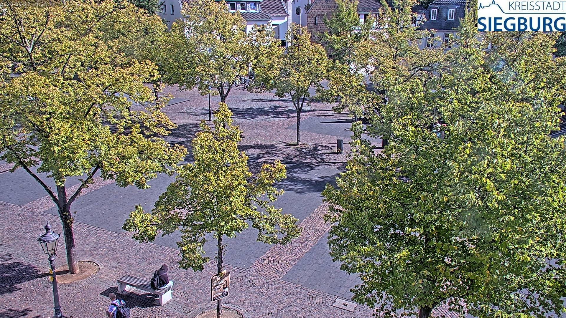 Archiv Foto Webcam Siegburg (Nordrhein-Westfalen) - Blick auf Marktplatz