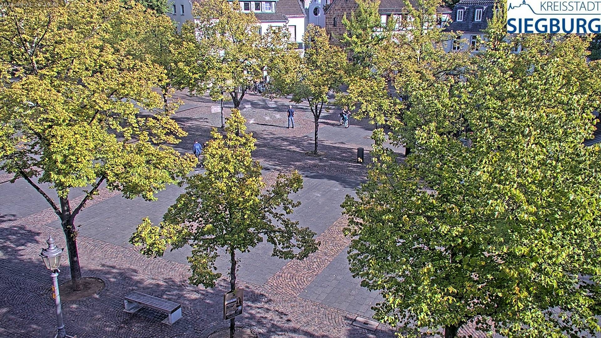 Archiv Foto Webcam Siegburg (Nordrhein-Westfalen) - Blick auf Marktplatz
