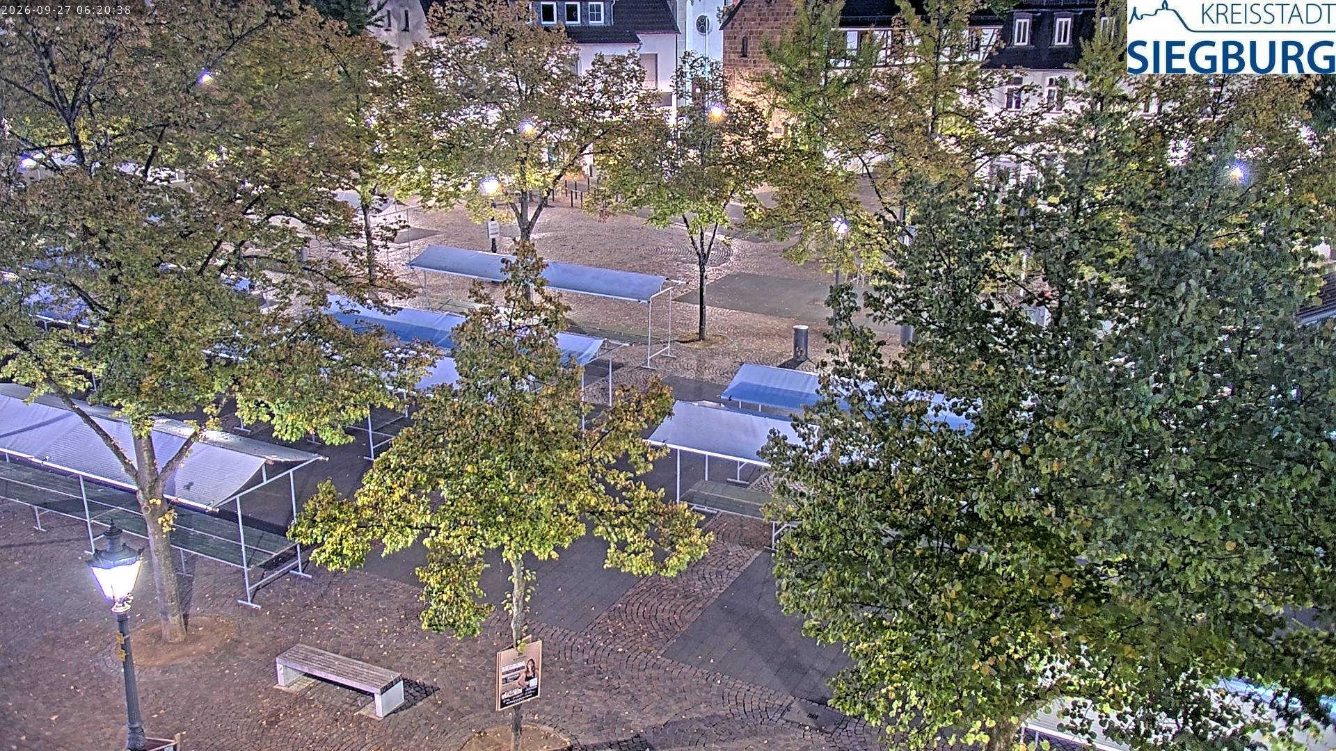 Archiv Foto Webcam Siegburg (Nordrhein-Westfalen) - Blick auf Marktplatz