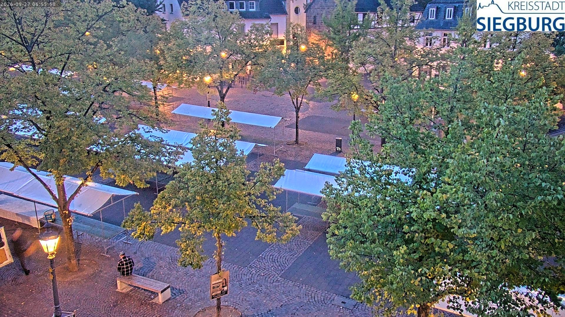 Archiv Foto Webcam Siegburg (Nordrhein-Westfalen) - Blick auf Marktplatz
