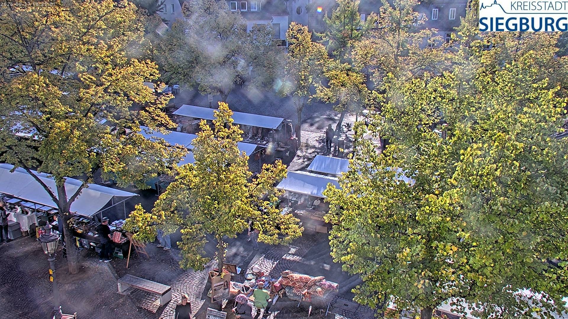 Archiv Foto Webcam Siegburg (Nordrhein-Westfalen) - Blick auf Marktplatz