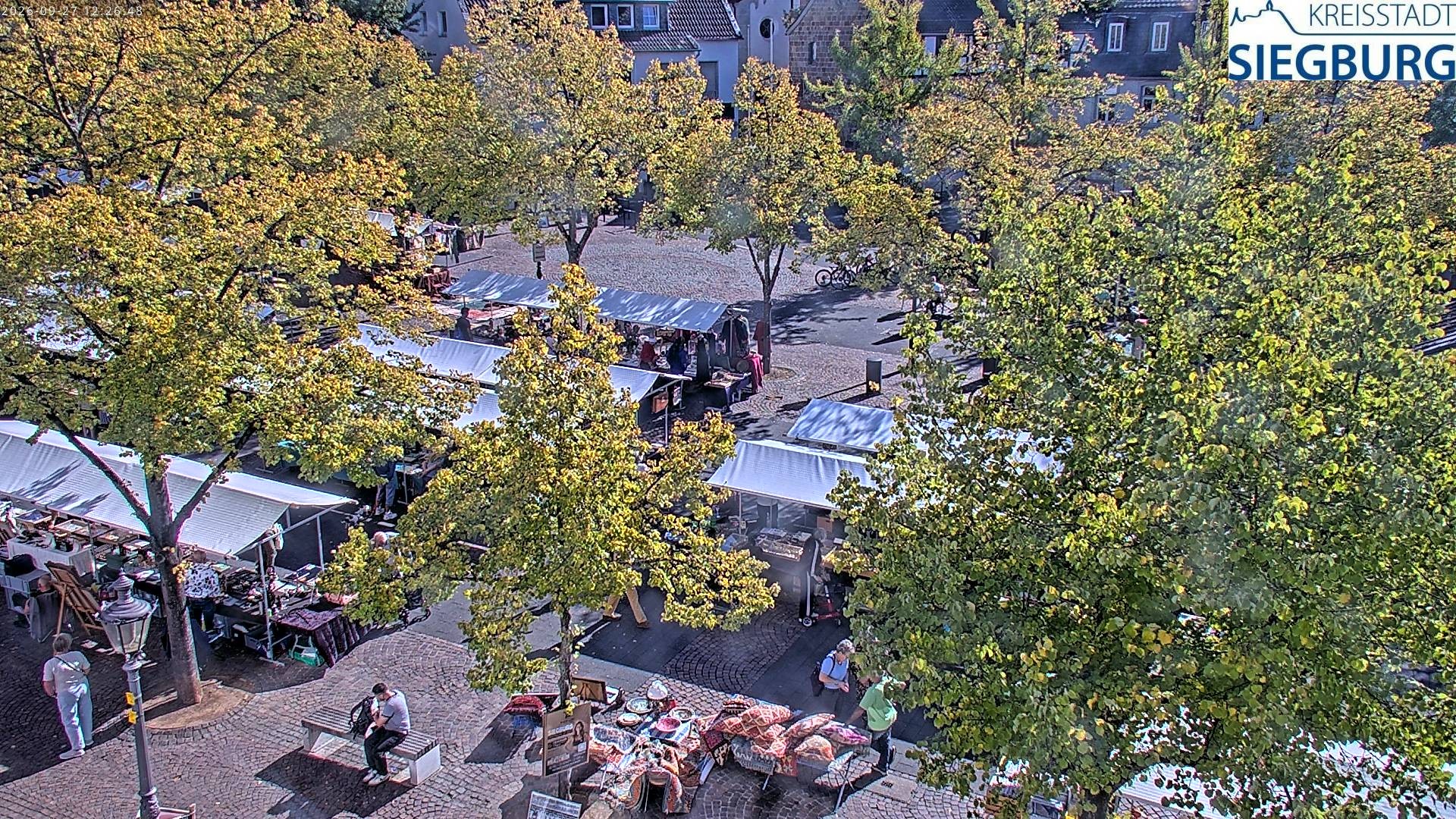Archiv Foto Webcam Siegburg (Nordrhein-Westfalen) - Blick auf Marktplatz