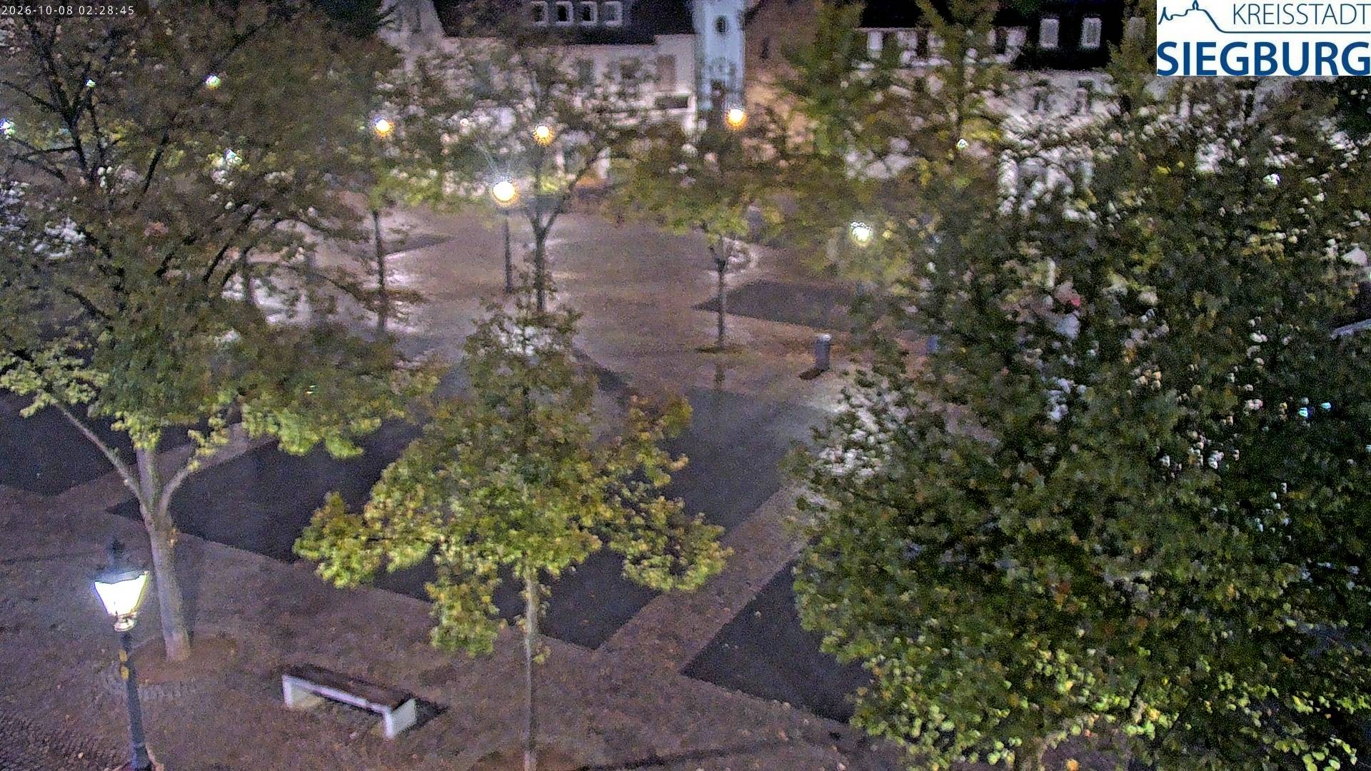 Archived image Webcam Siegburg (Noth Rhine-Westphalia) - View towards market square