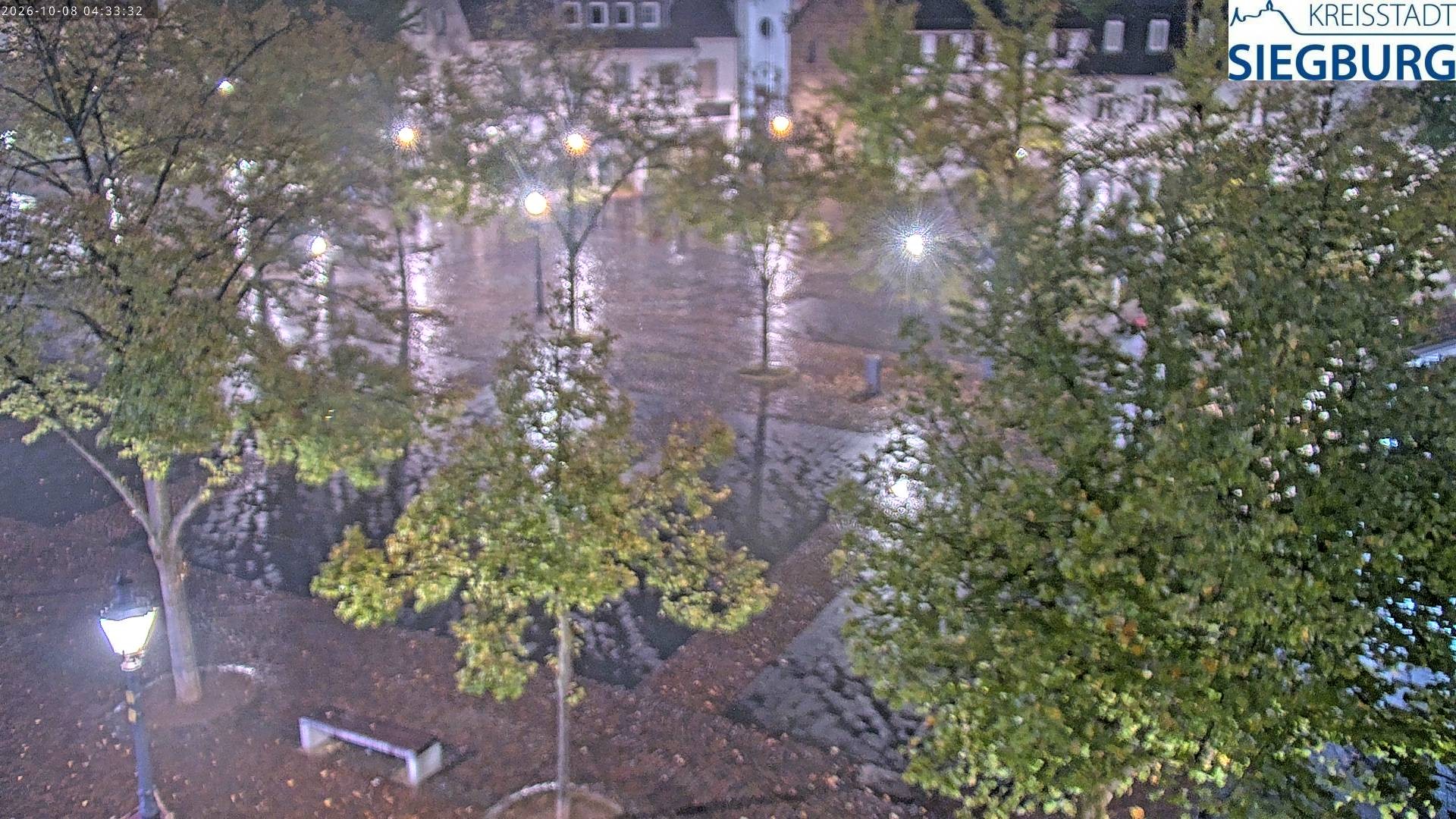 Archived image Webcam Siegburg (Noth Rhine-Westphalia) - View towards market square