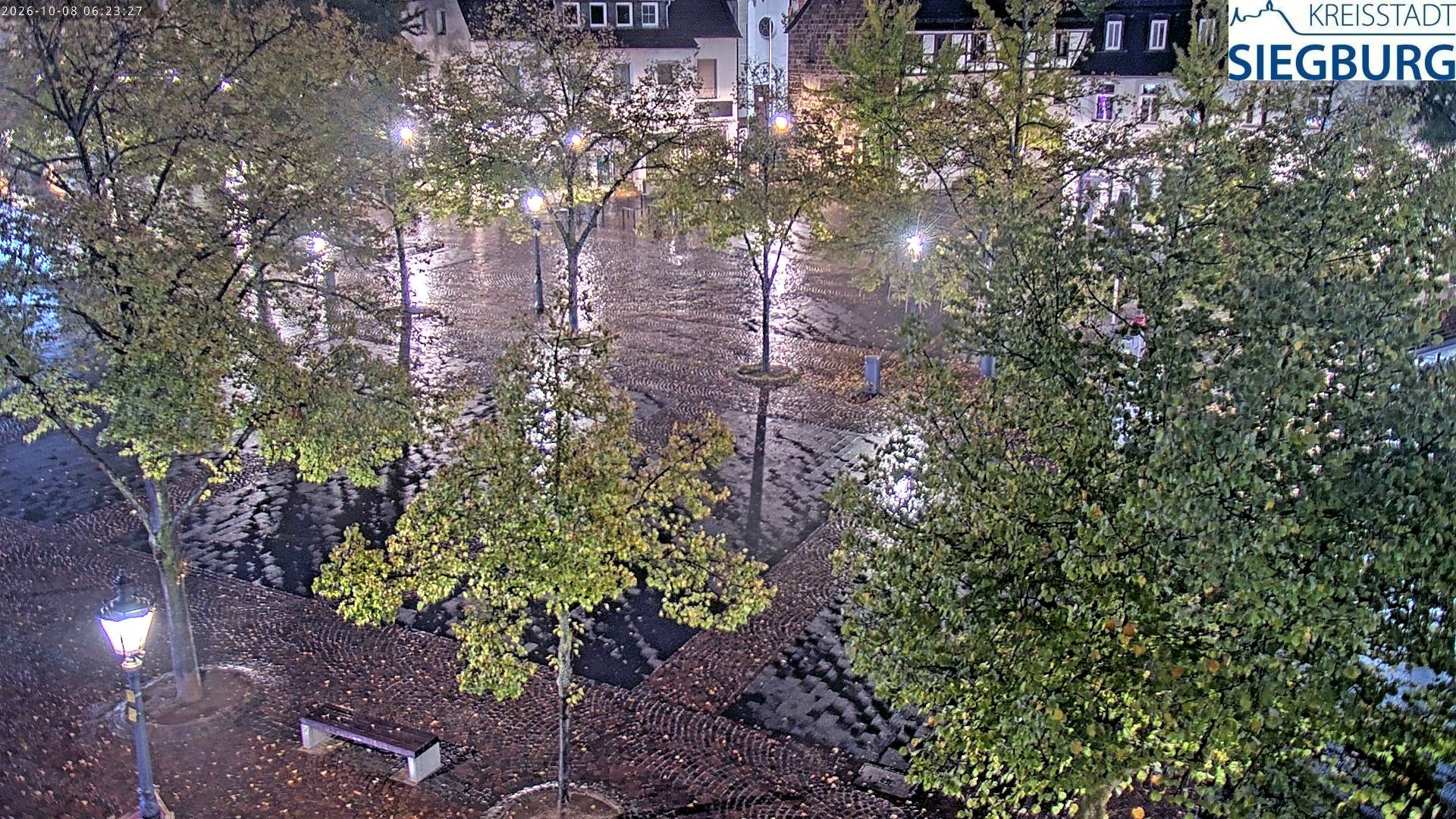 Archived image Webcam Siegburg (Noth Rhine-Westphalia) - View towards market square
