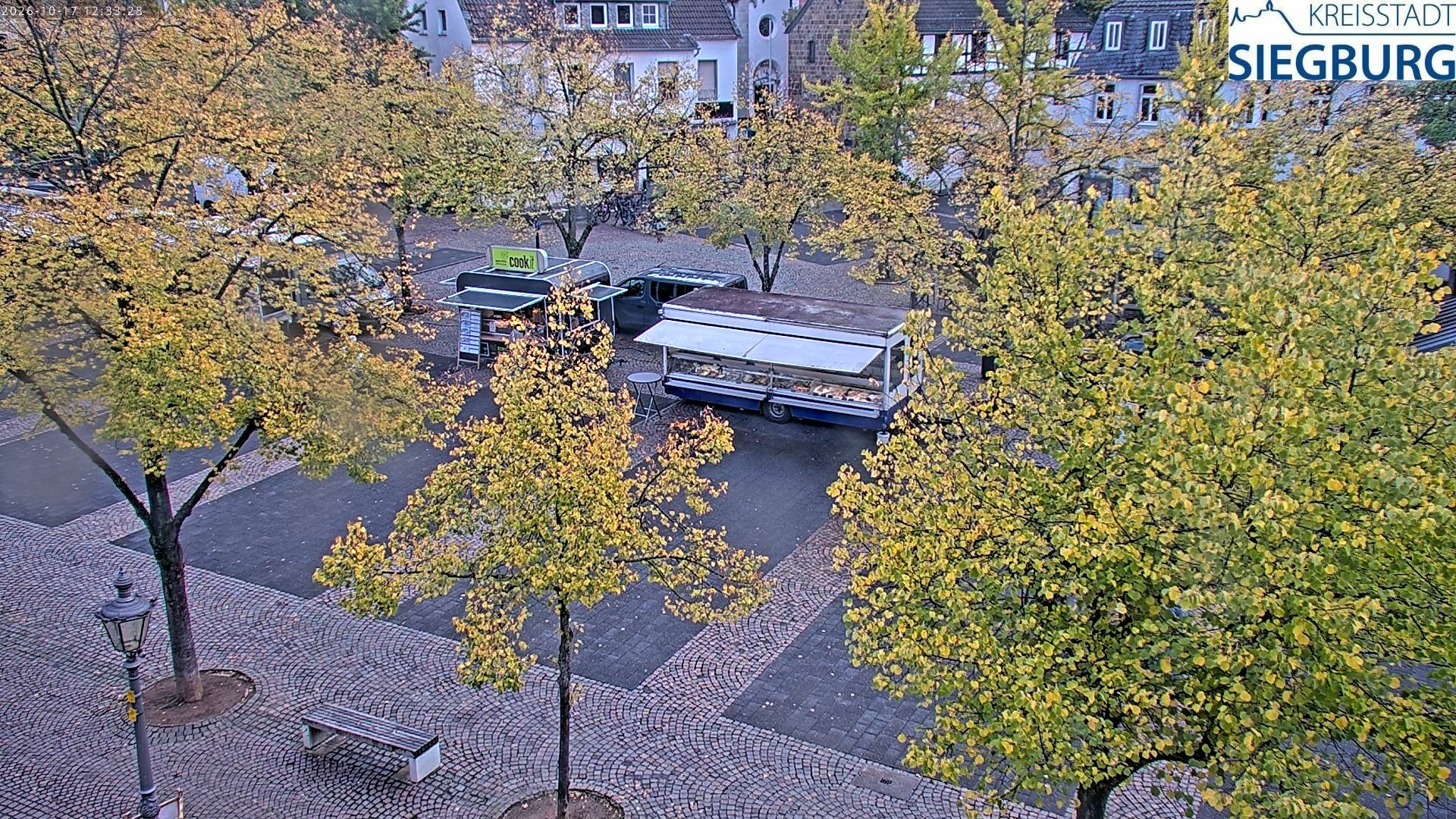 Archiv Foto Webcam Siegburg (Nordrhein-Westfalen) - Blick auf Marktplatz