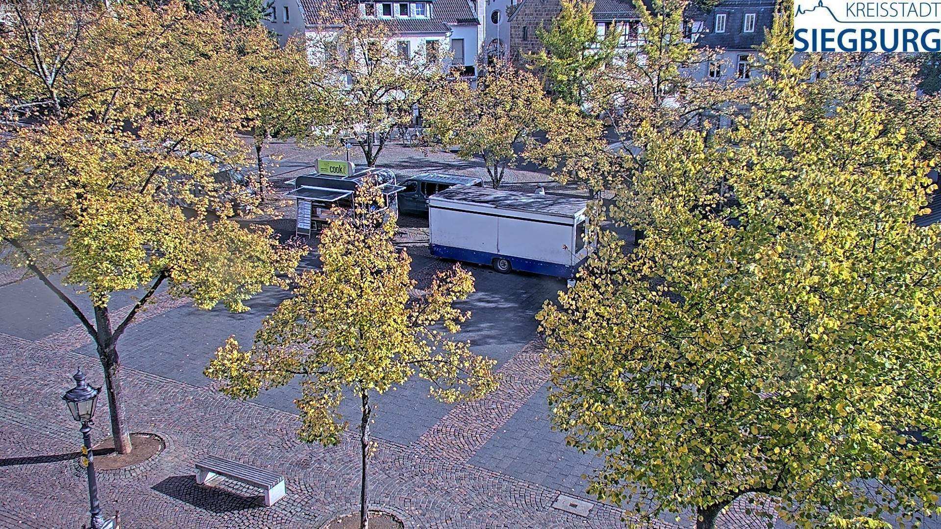 Archiv Foto Webcam Siegburg (Nordrhein-Westfalen) - Blick auf Marktplatz