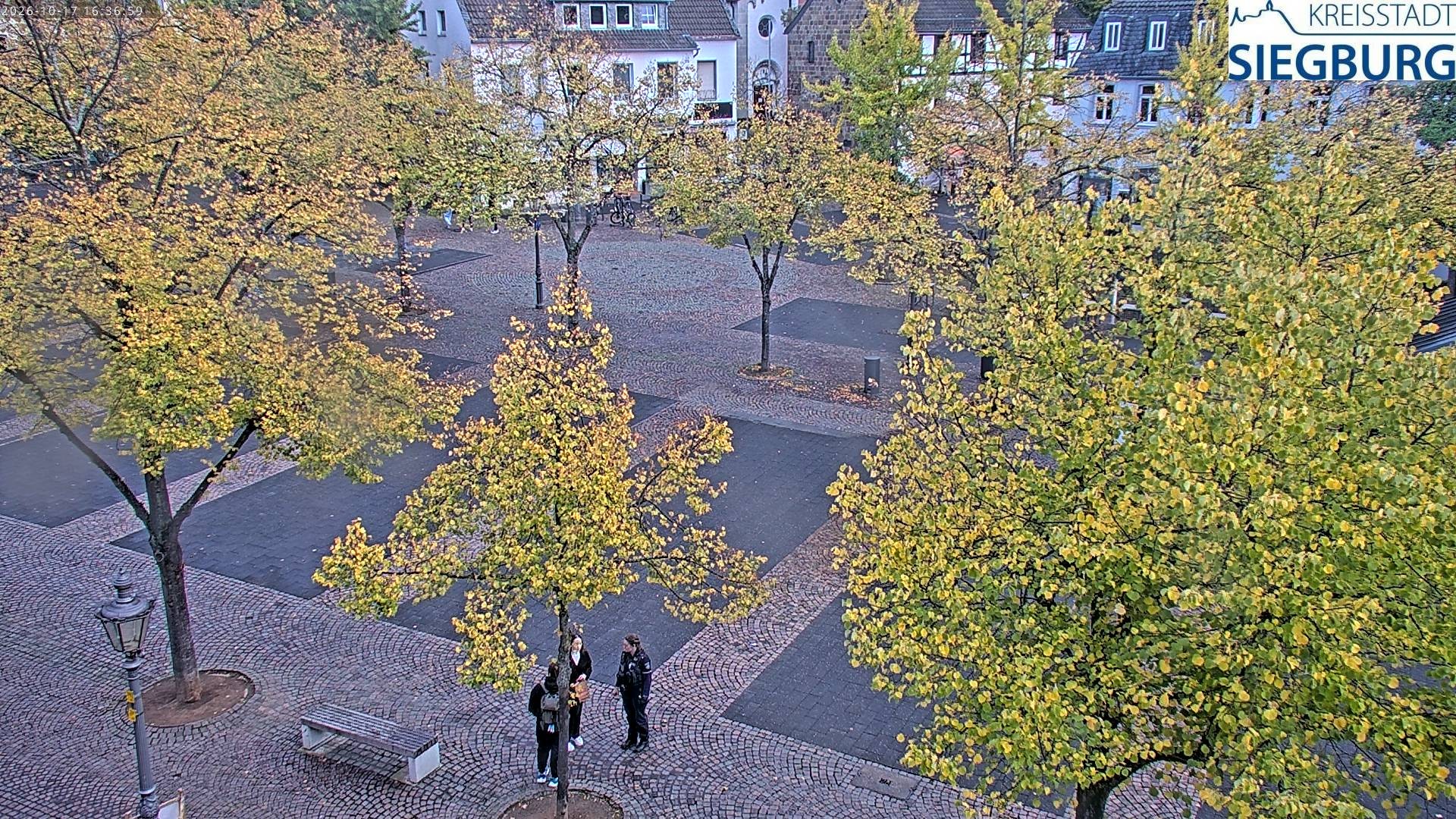 Archiv Foto Webcam Siegburg (Nordrhein-Westfalen) - Blick auf Marktplatz