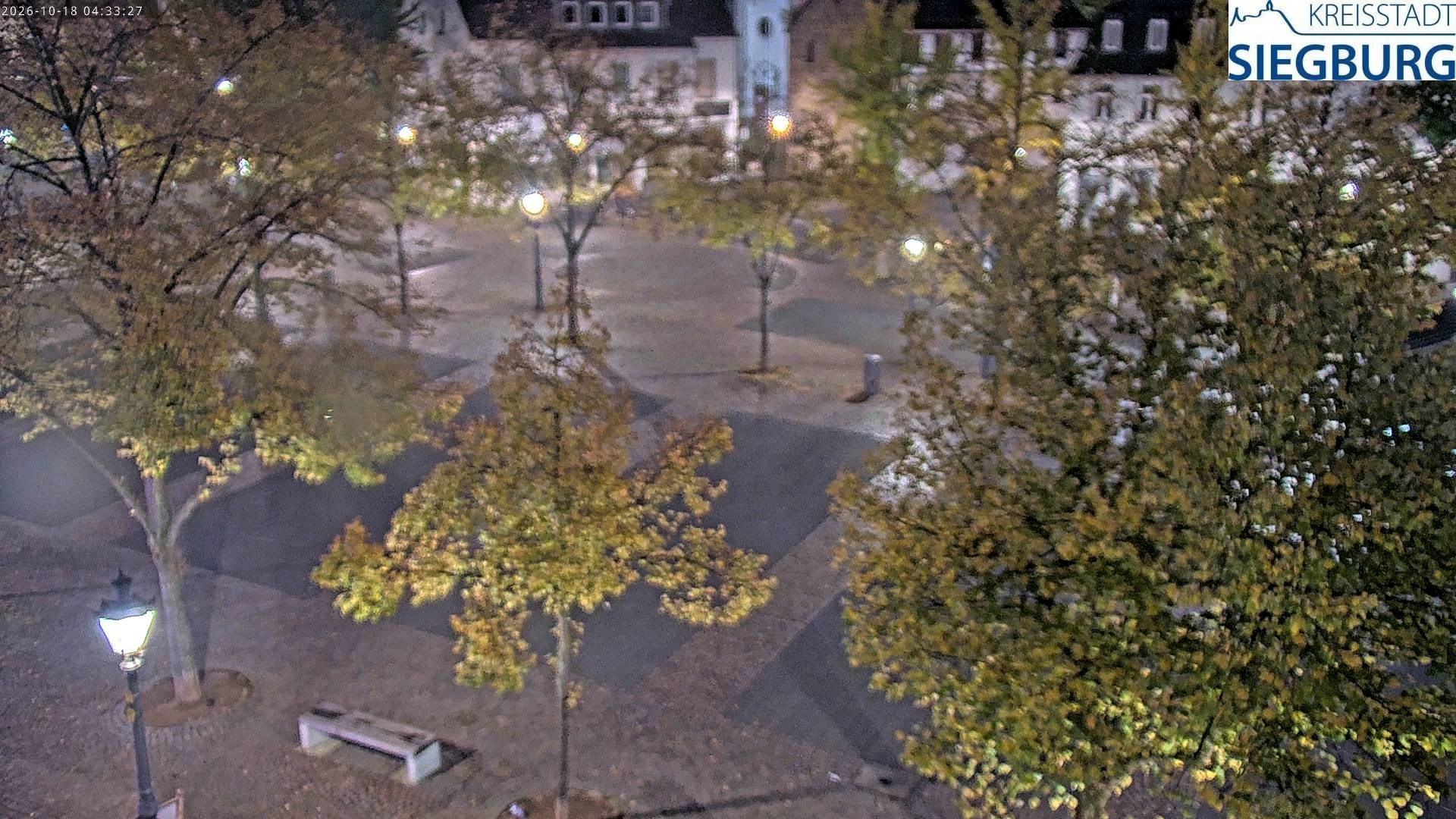 Archived image Webcam Siegburg (Noth Rhine-Westphalia) - View towards market square