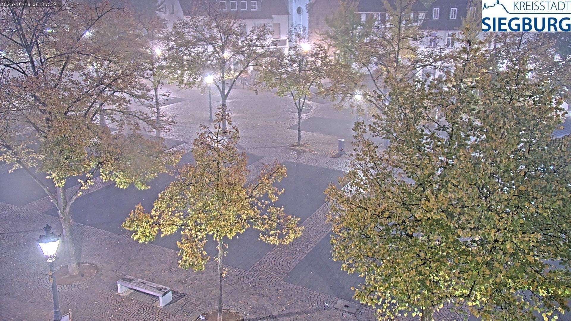 Archived image Webcam Siegburg (Noth Rhine-Westphalia) - View towards market square