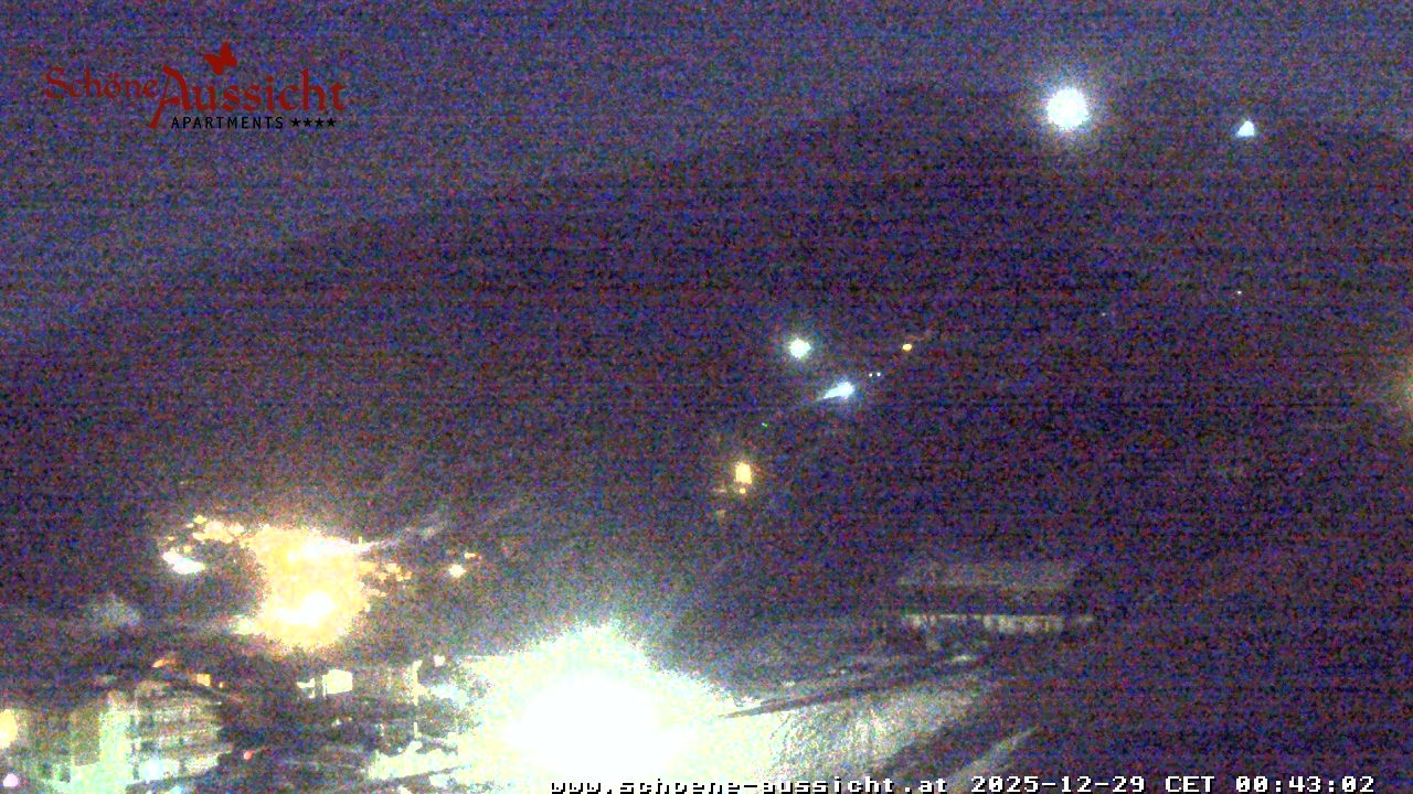 Archiv Foto Webcam Tux Lanersbach - Ausblick Appartements Schöne Aussicht