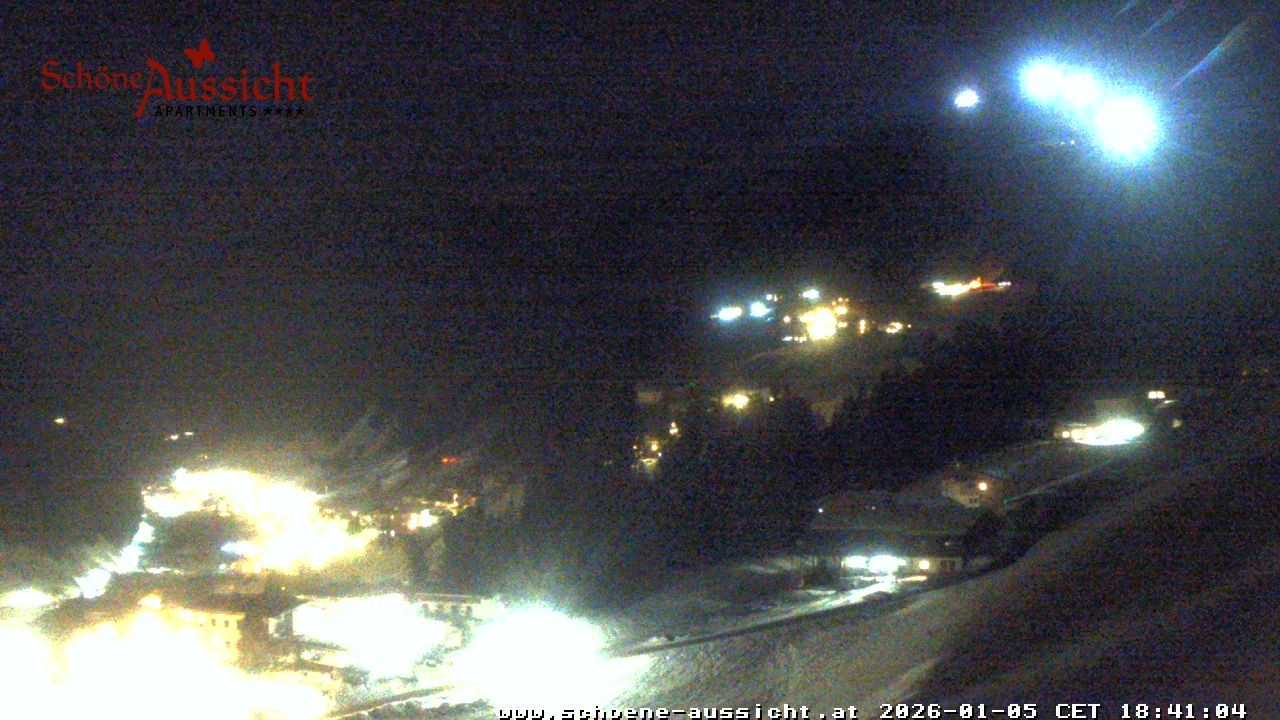 Archiv Foto Webcam Tux Lanersbach - Ausblick Appartements Schöne Aussicht