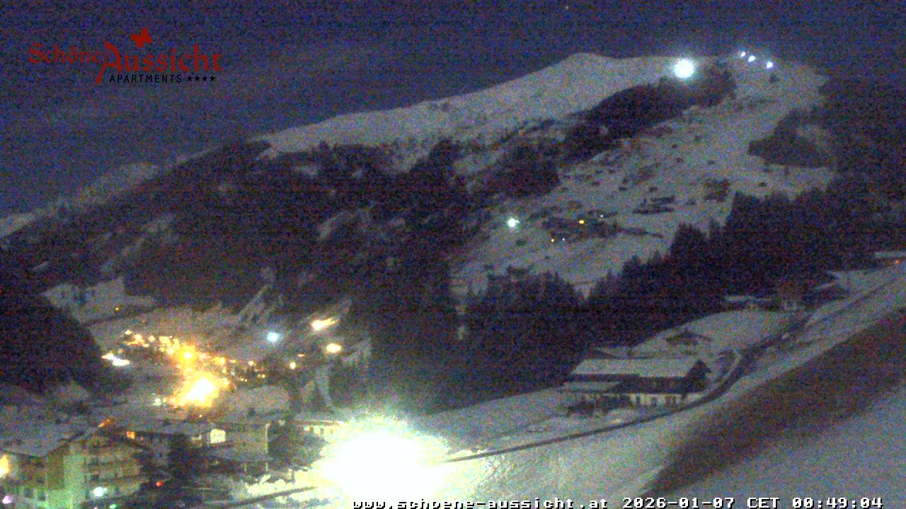 Archiv Foto Webcam Tux Lanersbach - Ausblick Appartements Schöne Aussicht