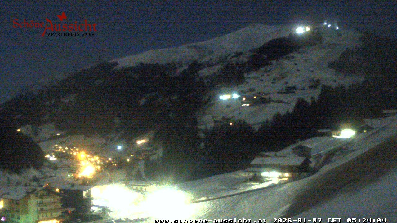 Archiv Foto Webcam Tux Lanersbach - Ausblick Appartements Schöne Aussicht