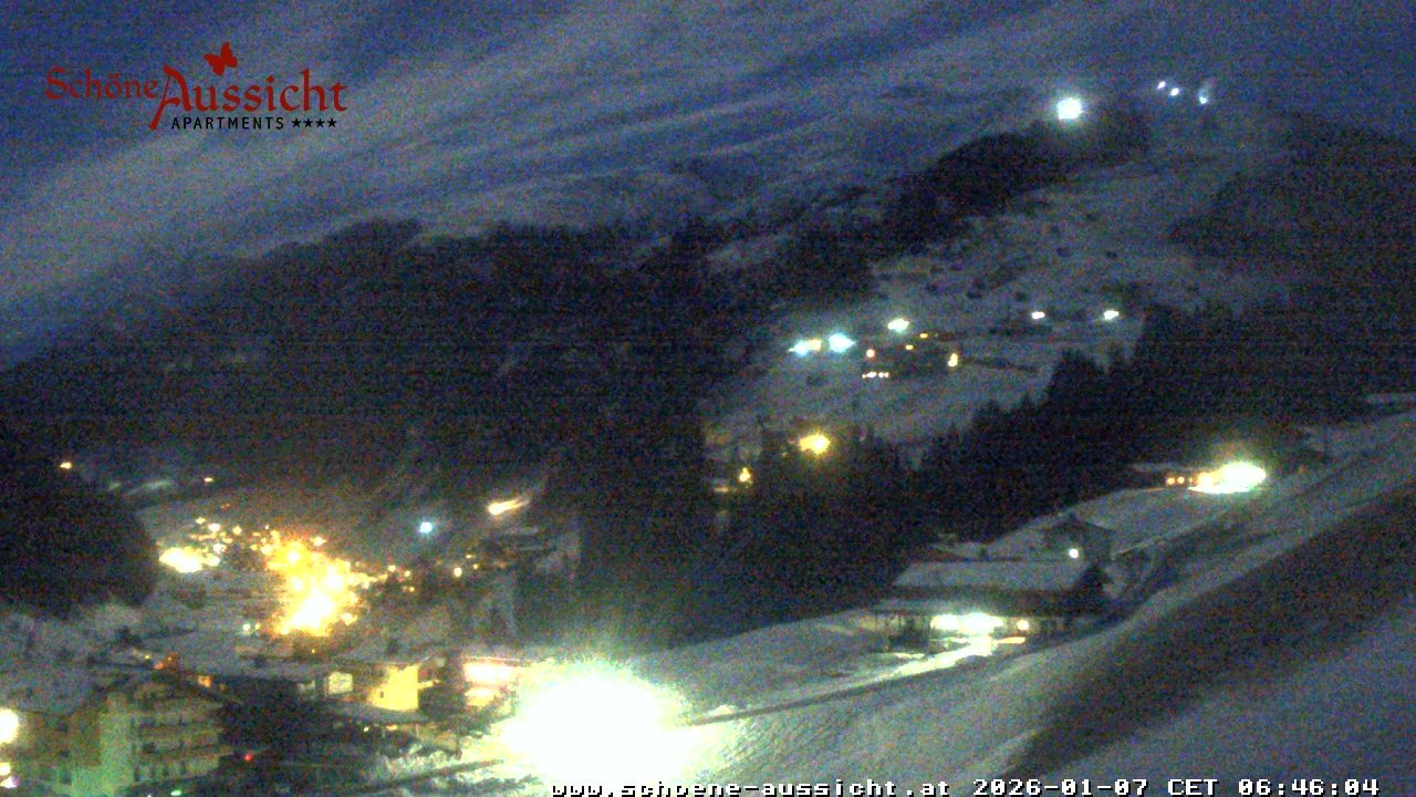 Archiv Foto Webcam Tux Lanersbach - Ausblick Appartements Schöne Aussicht