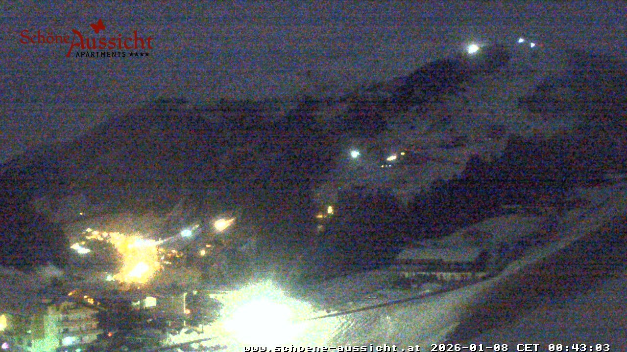 Archiv Foto Webcam Tux Lanersbach - Ausblick Appartements Schöne Aussicht