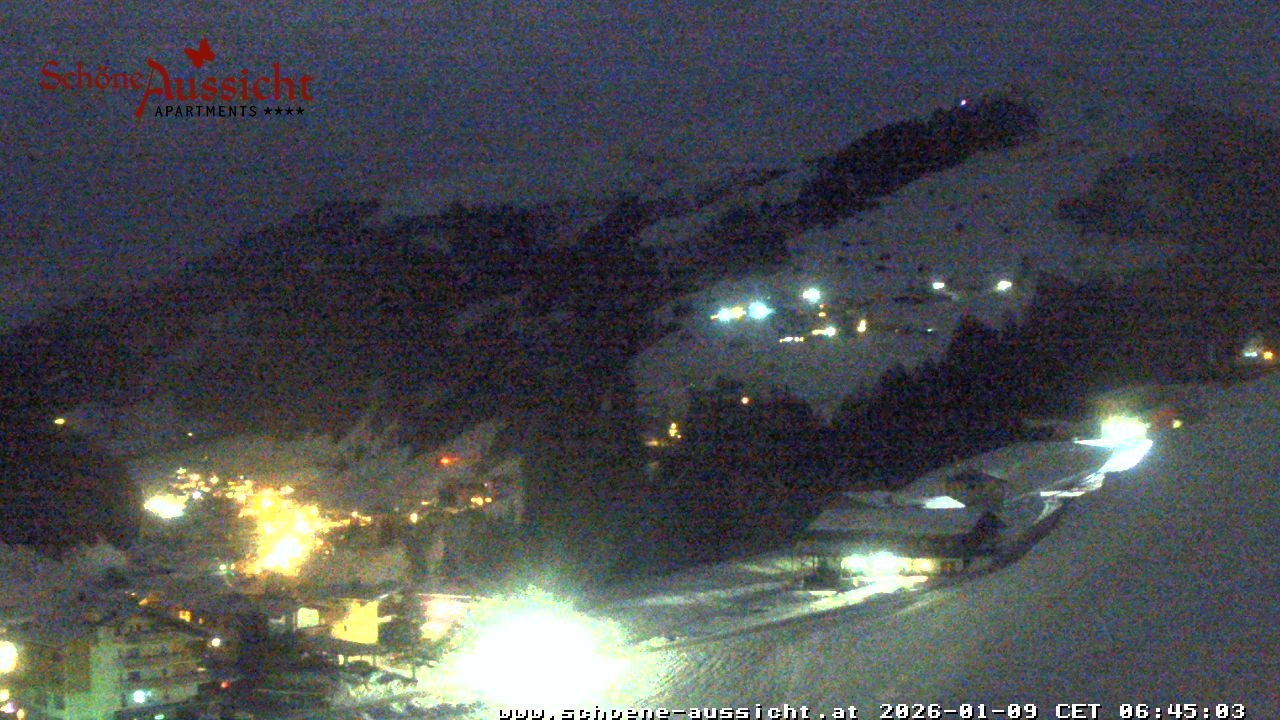 Archiv Foto Webcam Tux Lanersbach - Ausblick Appartements Schöne Aussicht