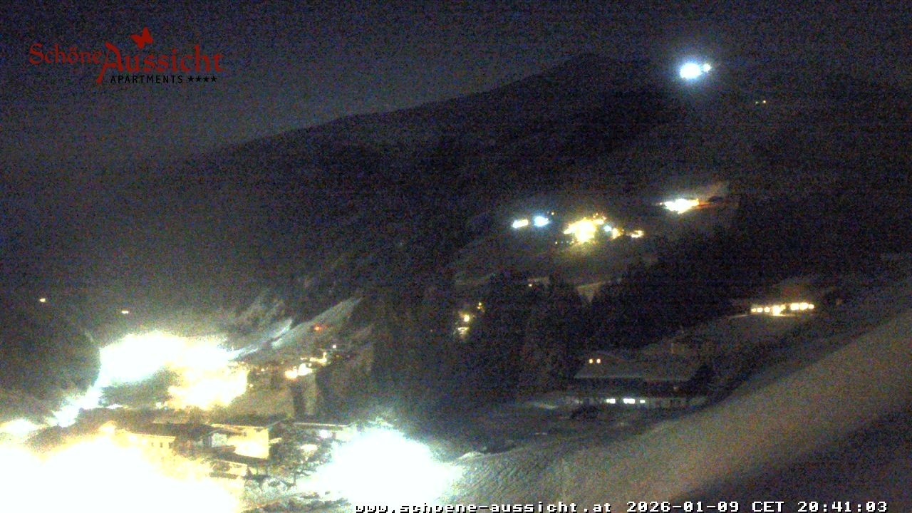 Archiv Foto Webcam Tux Lanersbach - Ausblick Appartements Schöne Aussicht