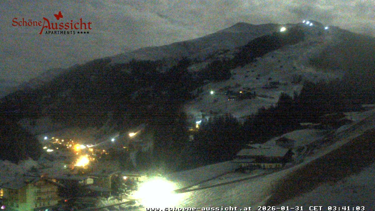 Archiv Foto Webcam Tux Lanersbach - Ausblick Appartements Schöne Aussicht