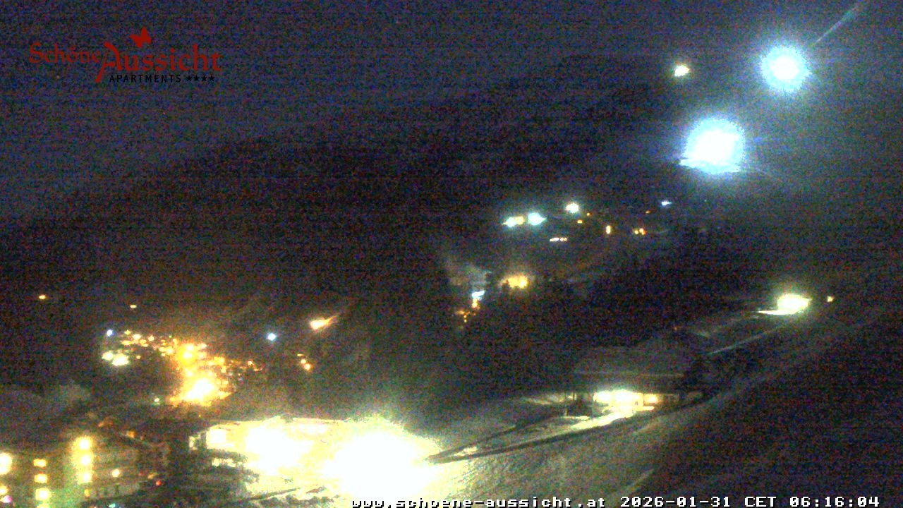 Archiv Foto Webcam Tux Lanersbach - Ausblick Appartements Schöne Aussicht