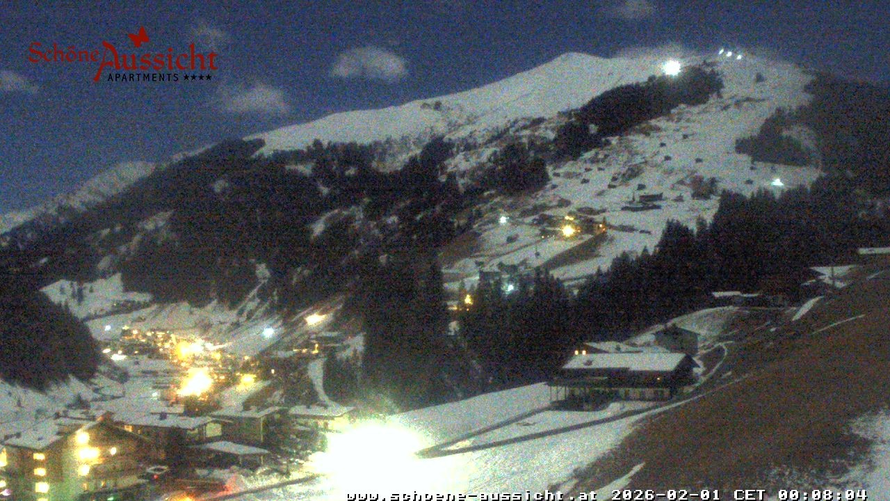 Archiv Foto Webcam Tux Lanersbach - Ausblick Appartements Schöne Aussicht