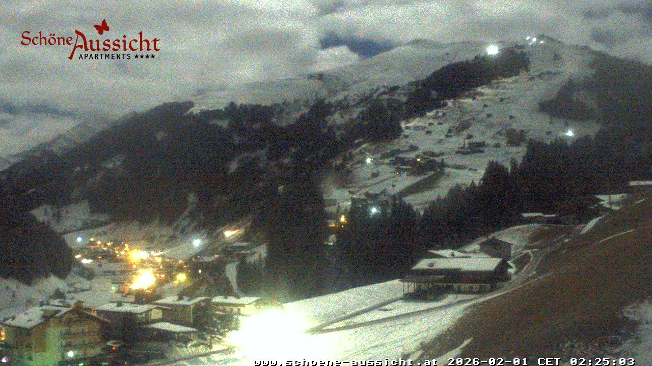 Archiv Foto Webcam Tux Lanersbach - Ausblick Appartements Schöne Aussicht