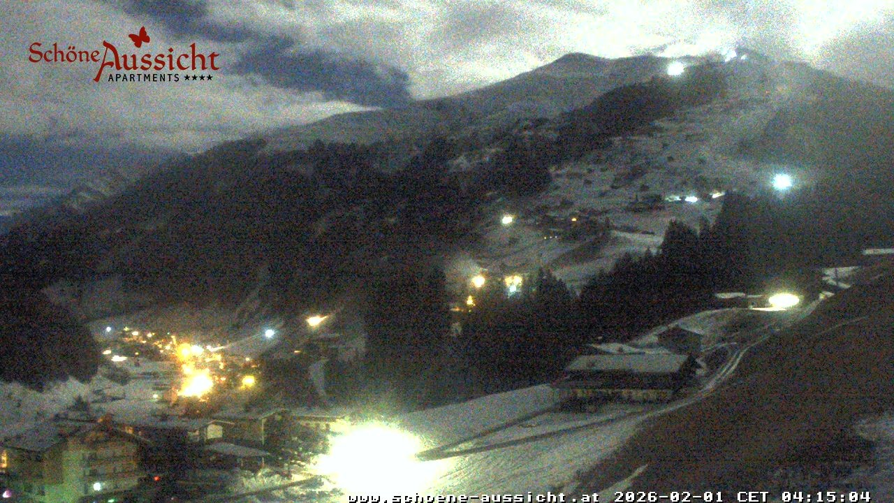 Archiv Foto Webcam Tux Lanersbach - Ausblick Appartements Schöne Aussicht