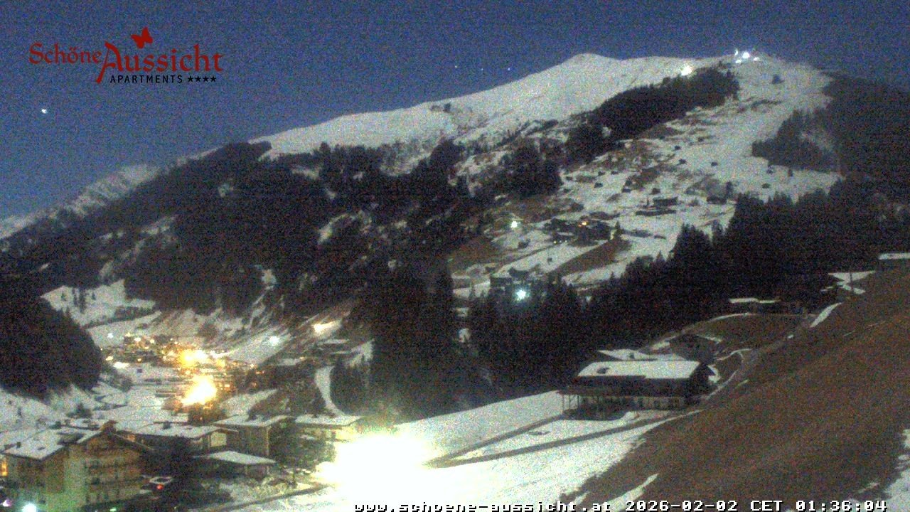 Archiv Foto Webcam Tux Lanersbach - Ausblick Appartements Schöne Aussicht