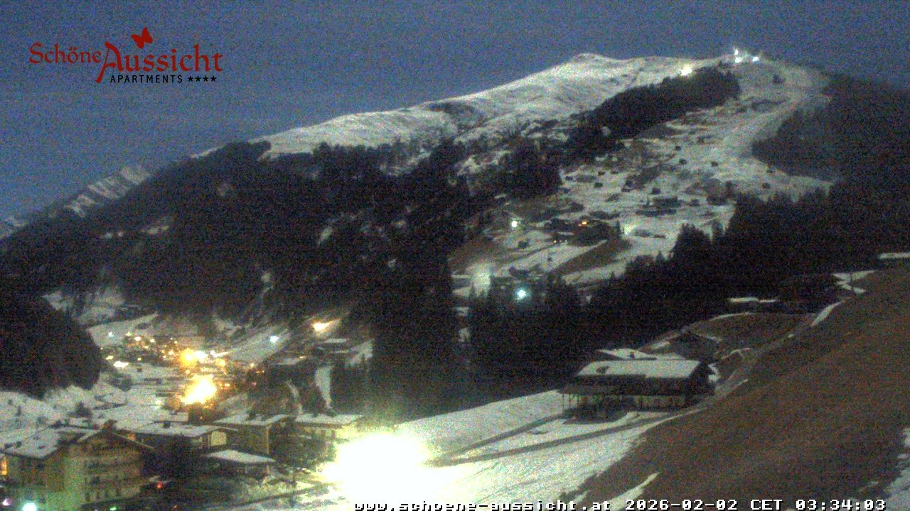 Archiv Foto Webcam Tux Lanersbach - Ausblick Appartements Schöne Aussicht